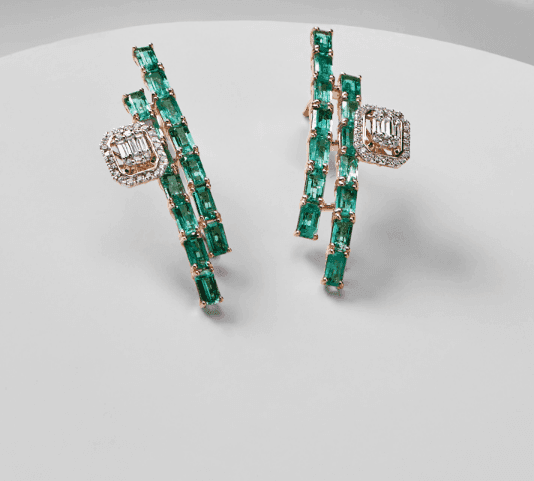 Green Whisper Earrings