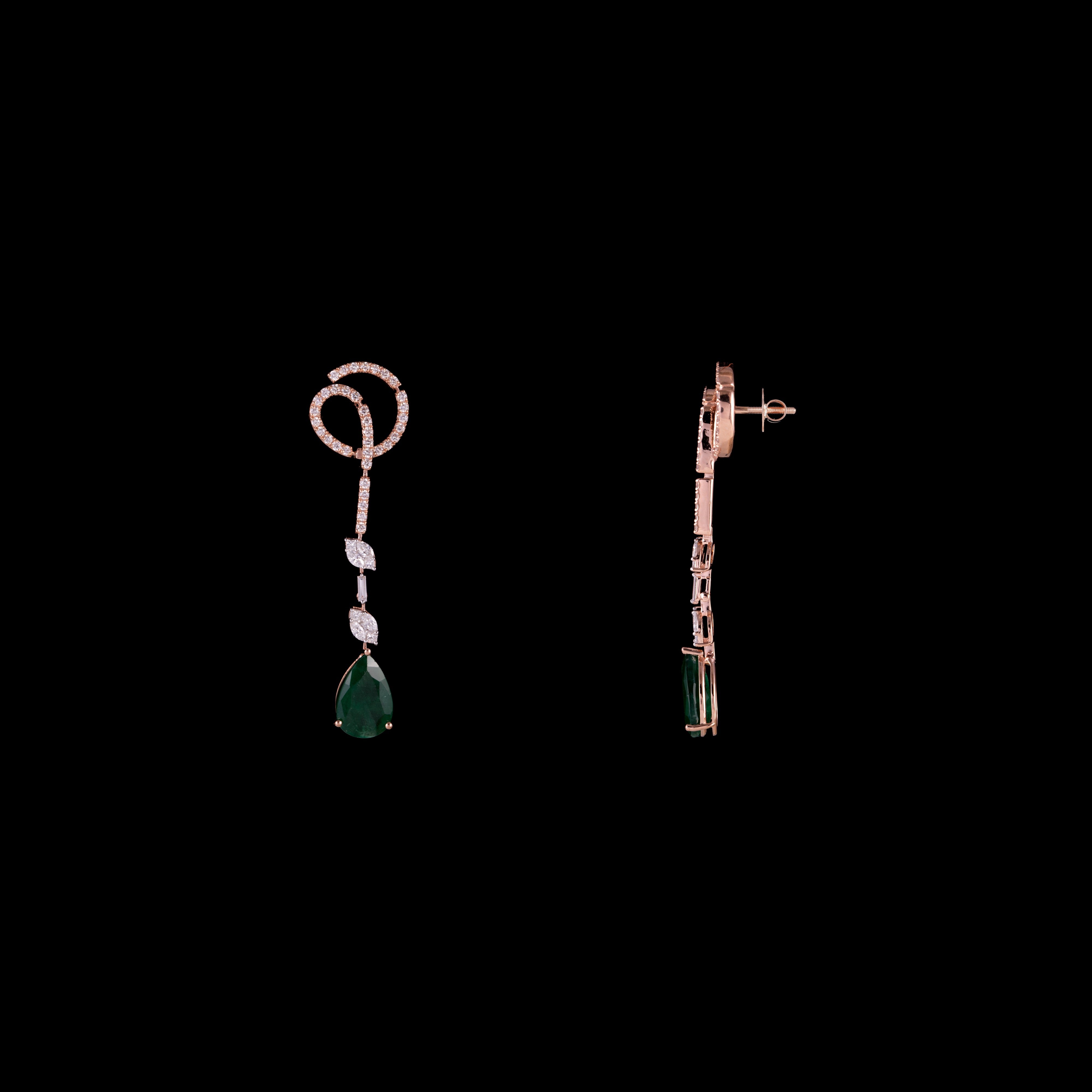 Otherworld Emerald Earrings