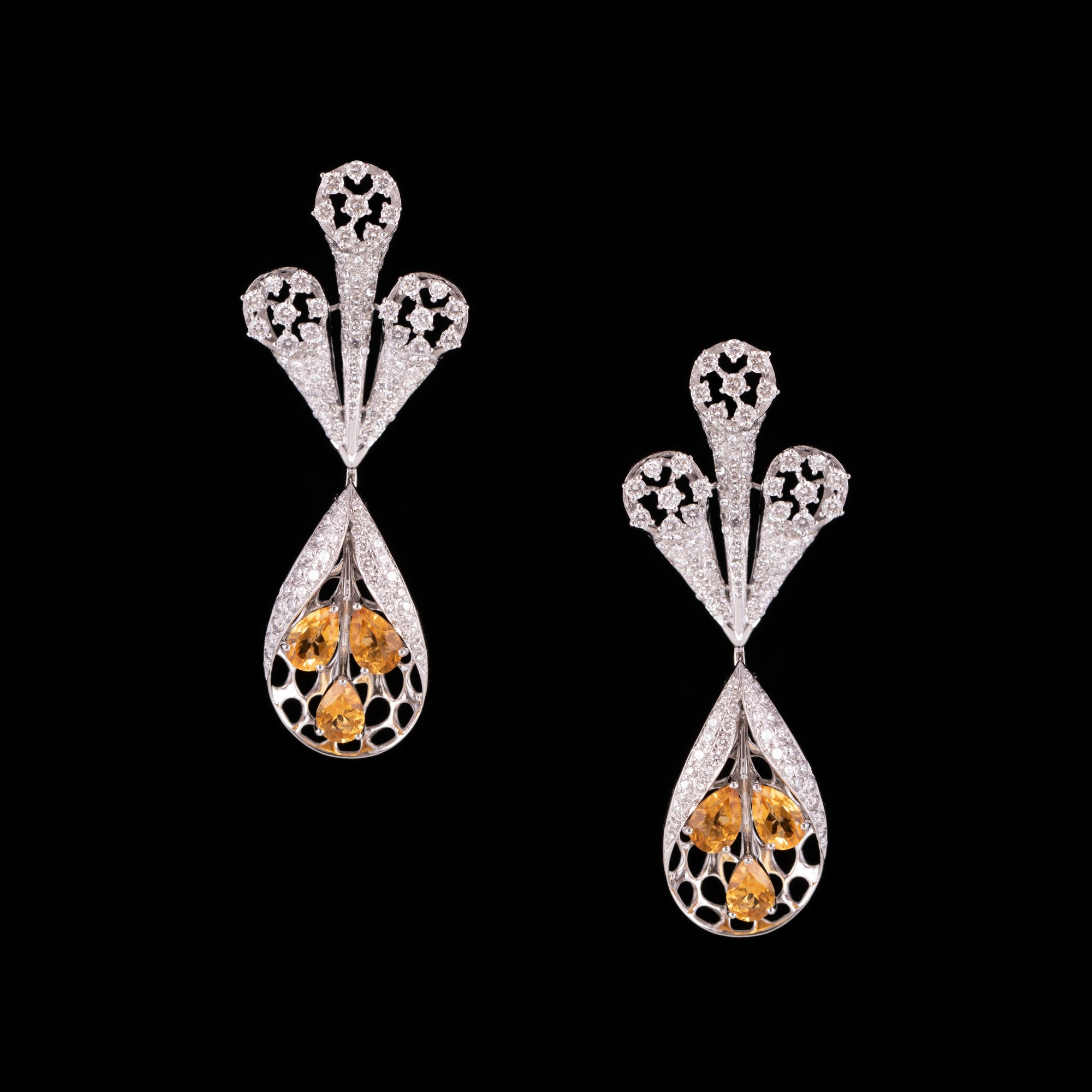 Gilded Hour Citrine Earrings