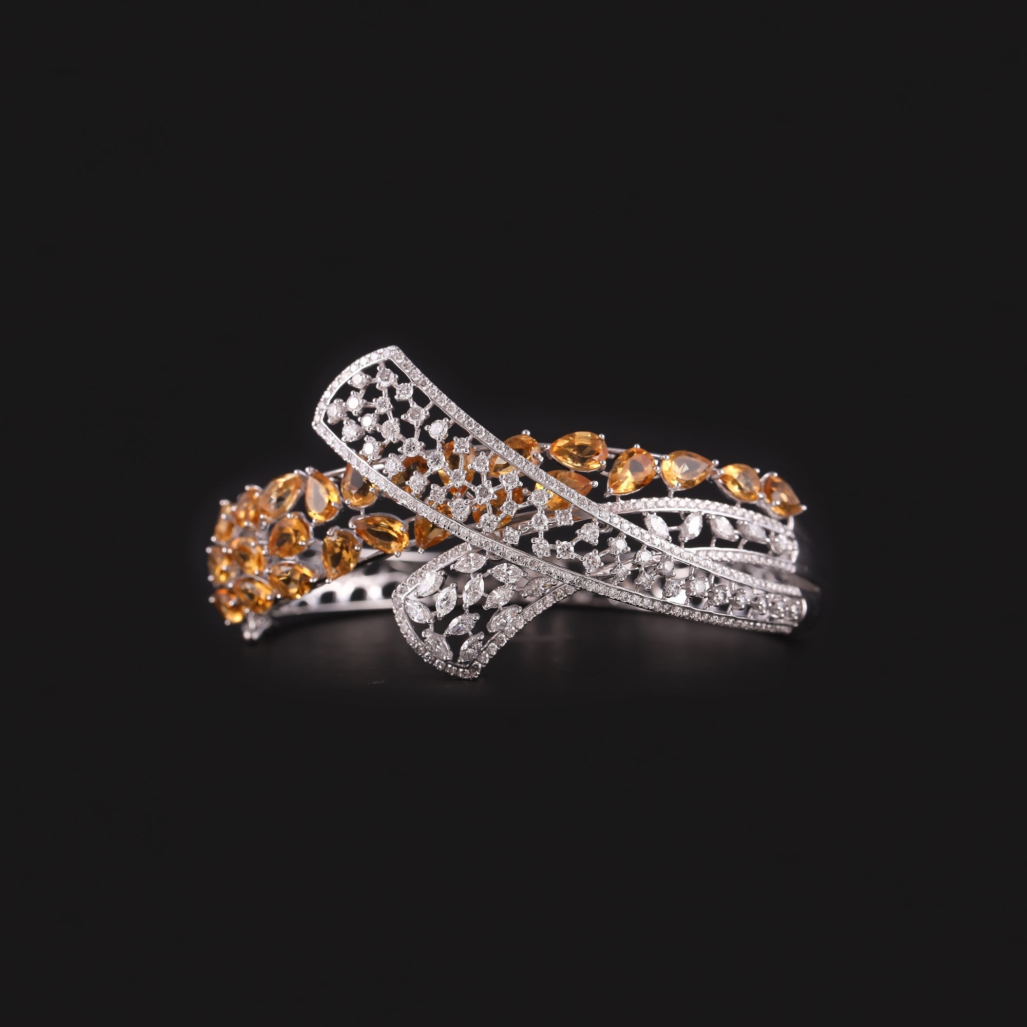 Forest Rays Citrine Bracelet