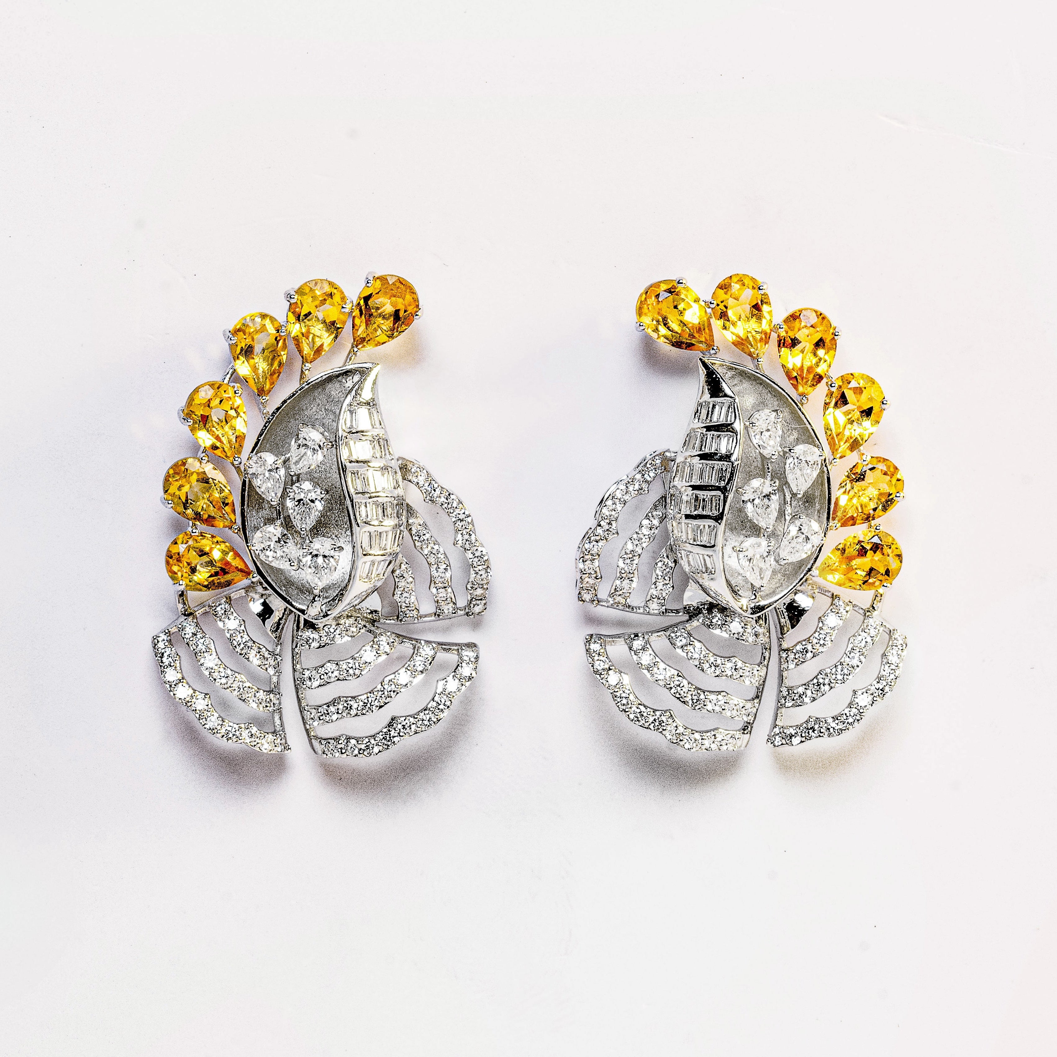 Firstlight Citrine Earrings