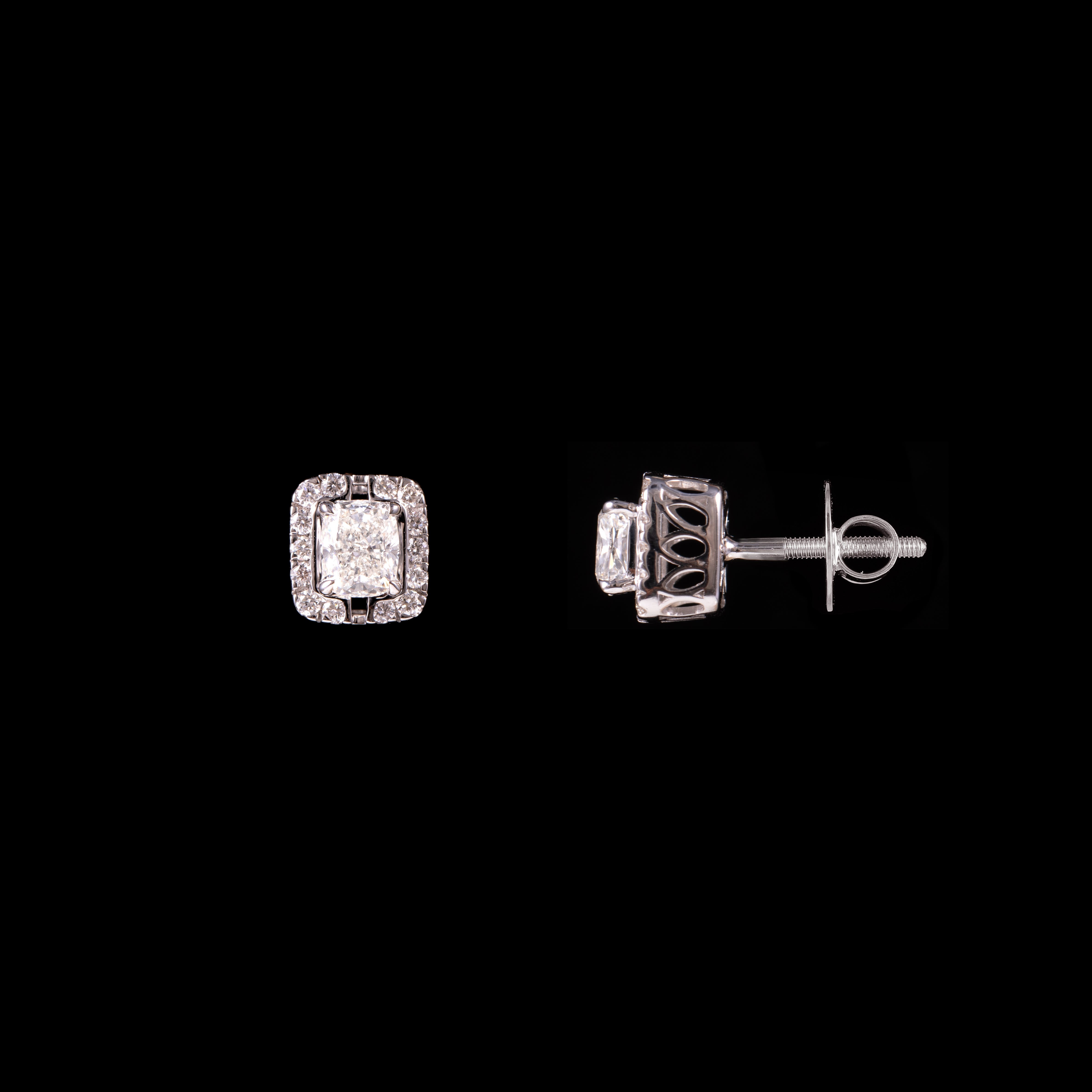Devon's Cushion Studs