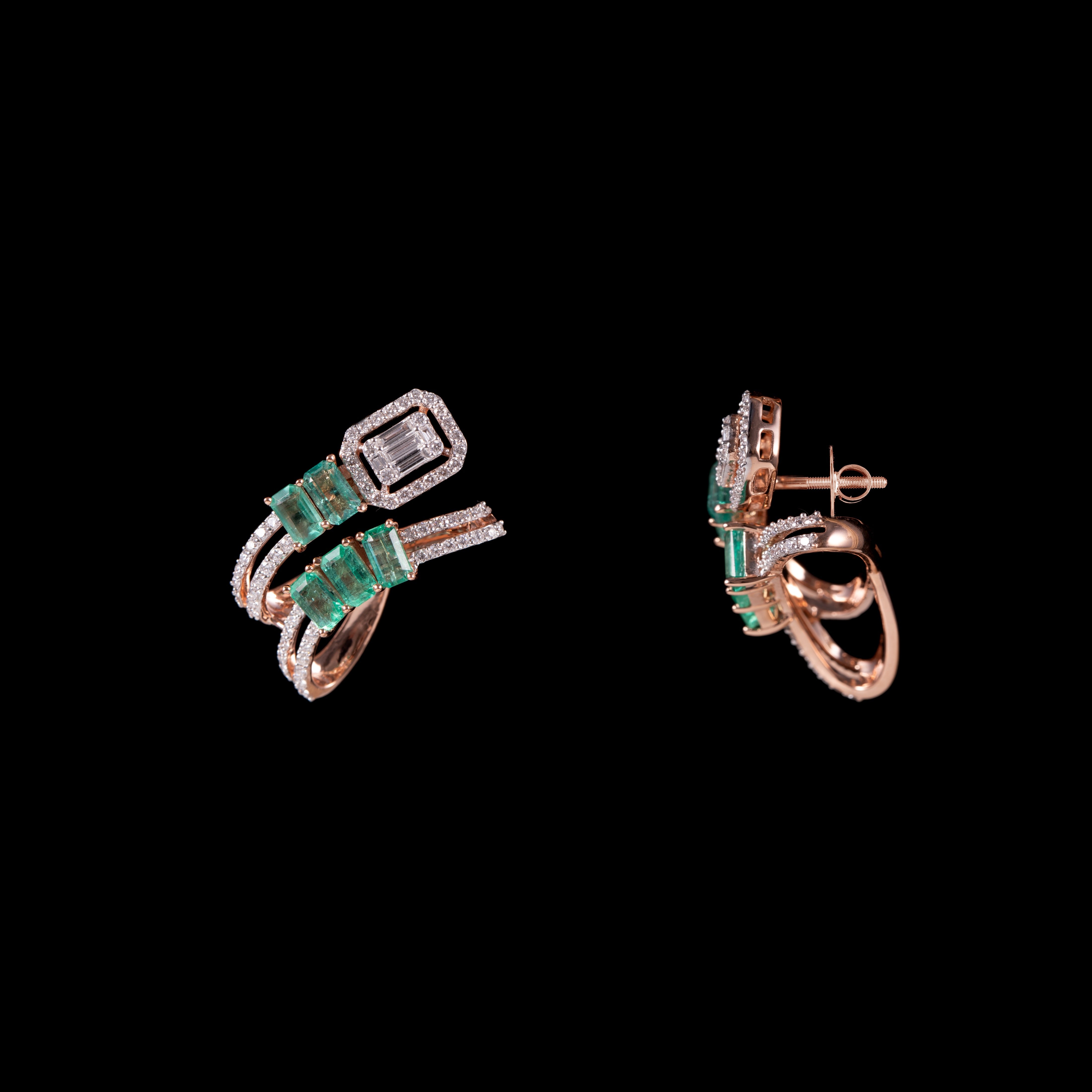 Off Limits Emerald Earrings