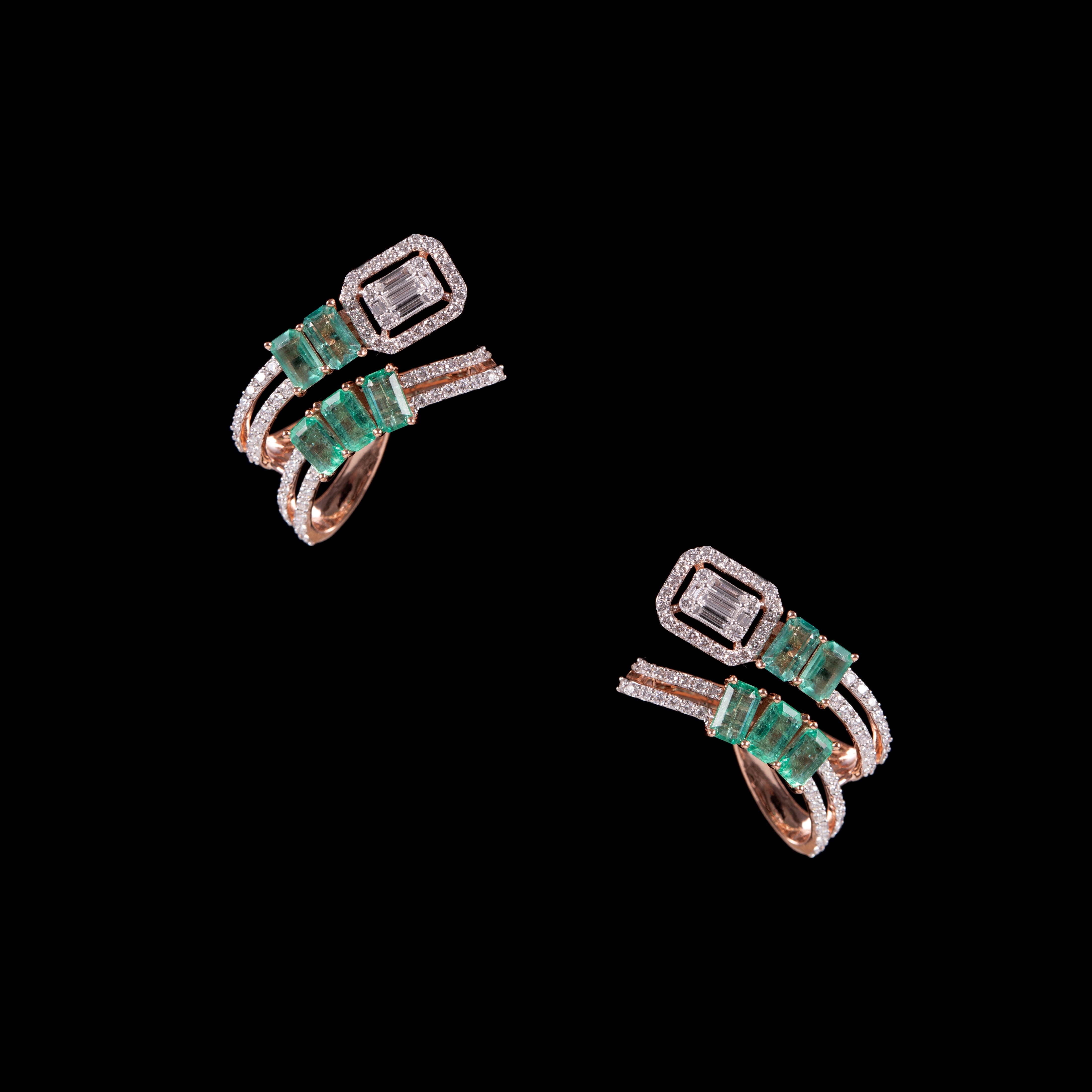 Off Limits Emerald Earrings