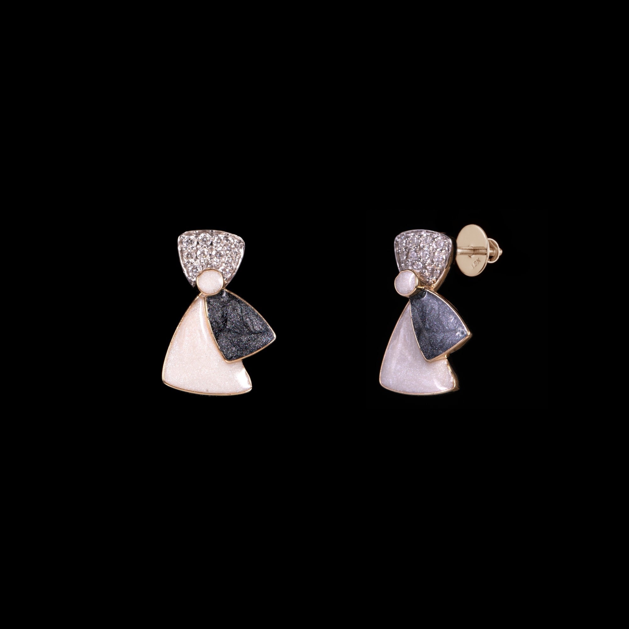 Paper Fan Earrings