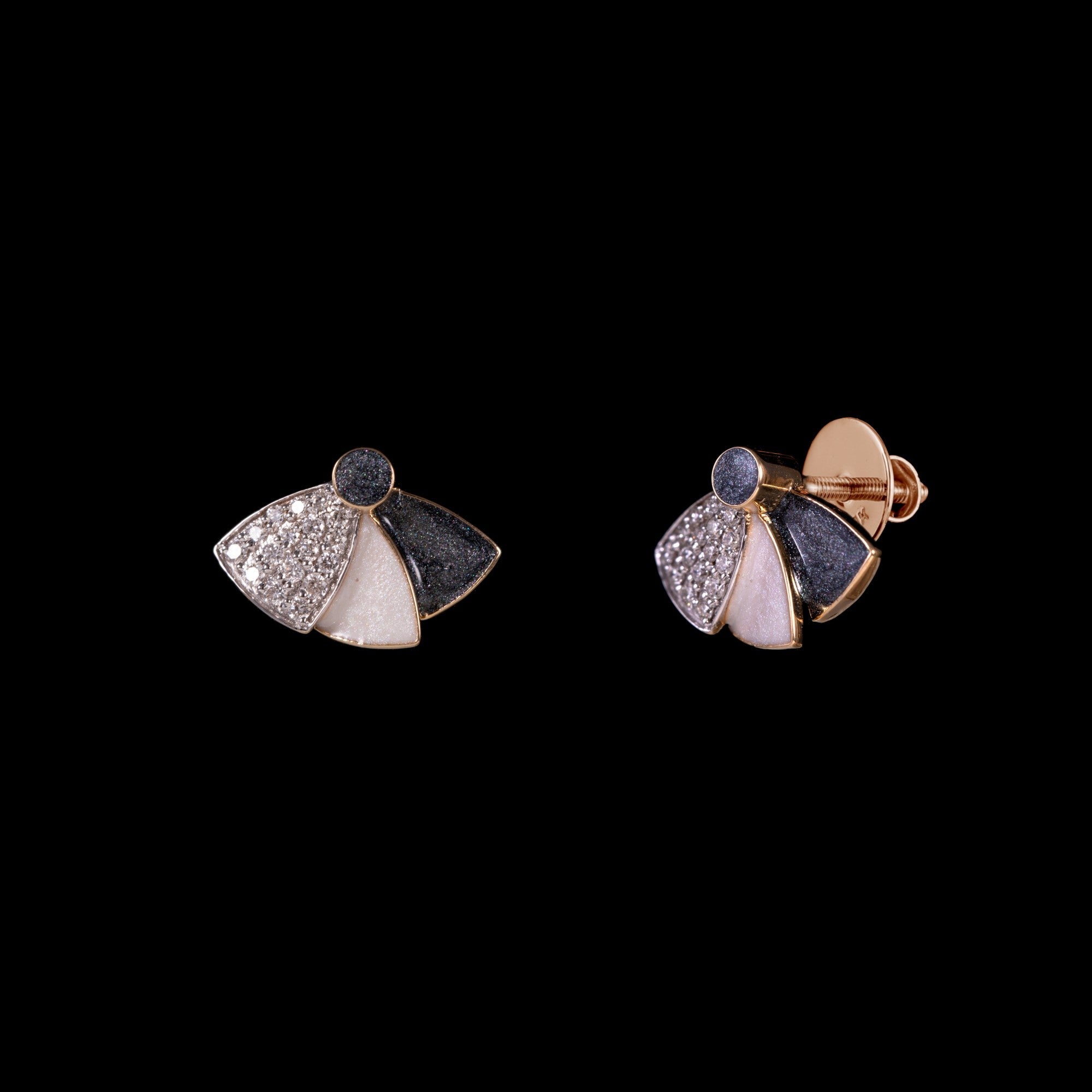 Noir et Blanc Earrings