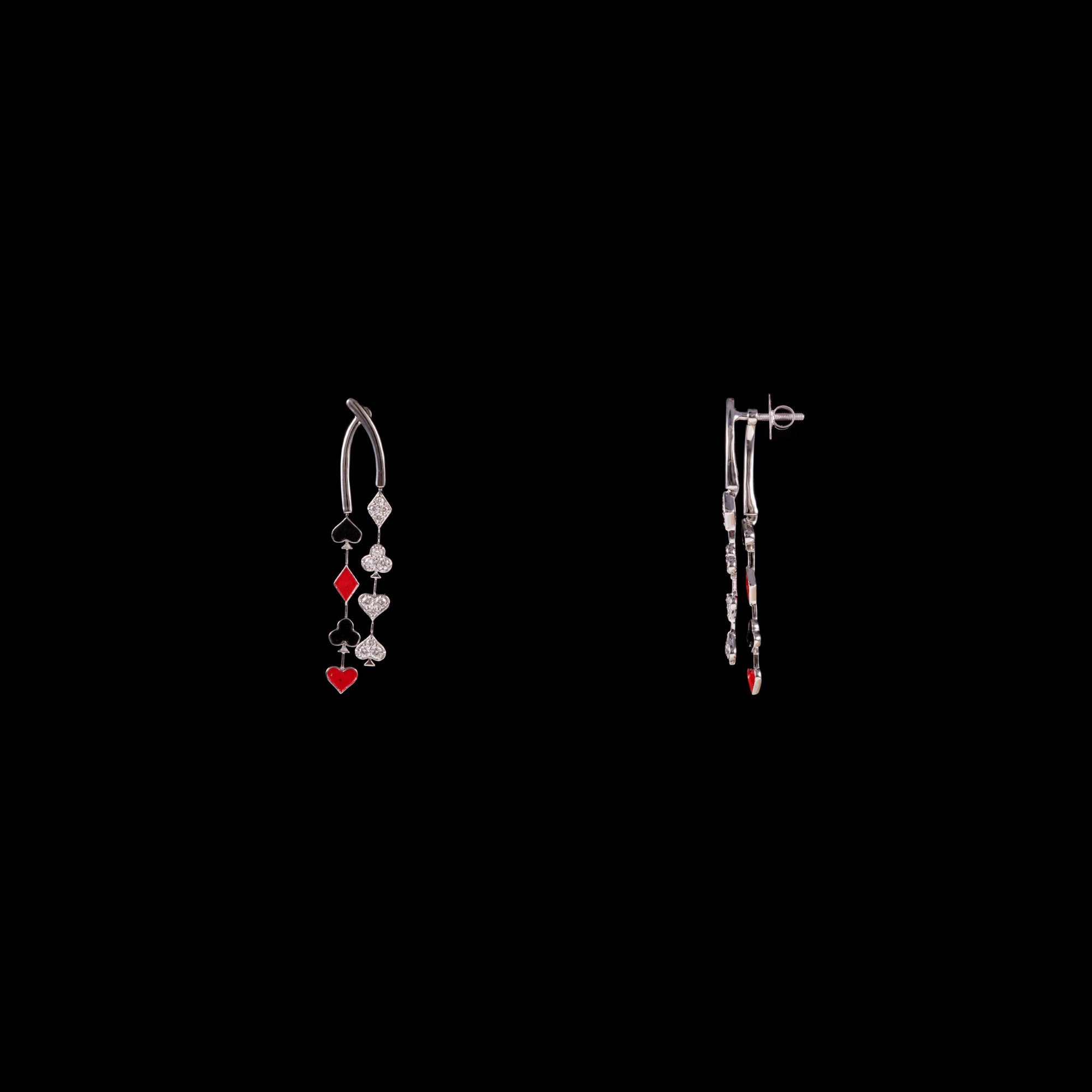 All Bets Are Off Diamond Earrings