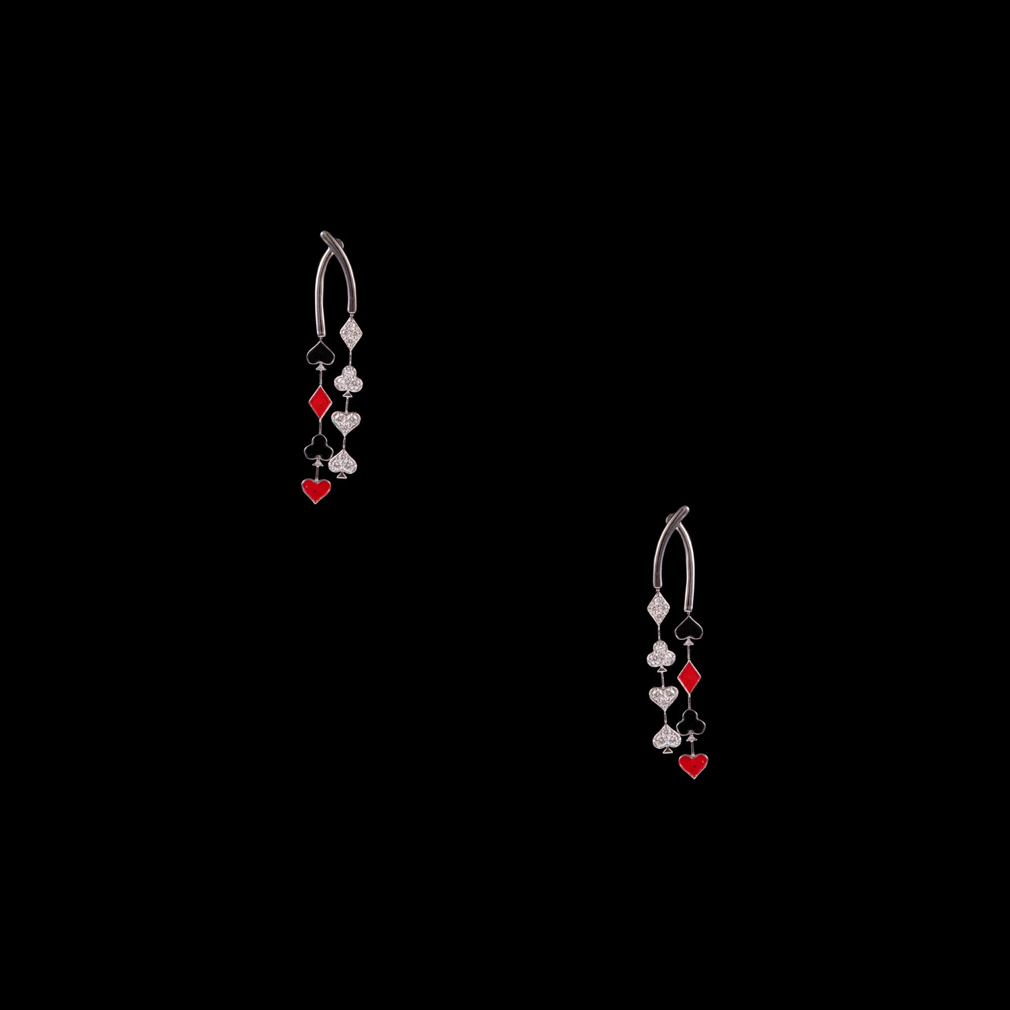 All Bets Are Off Diamond Earrings