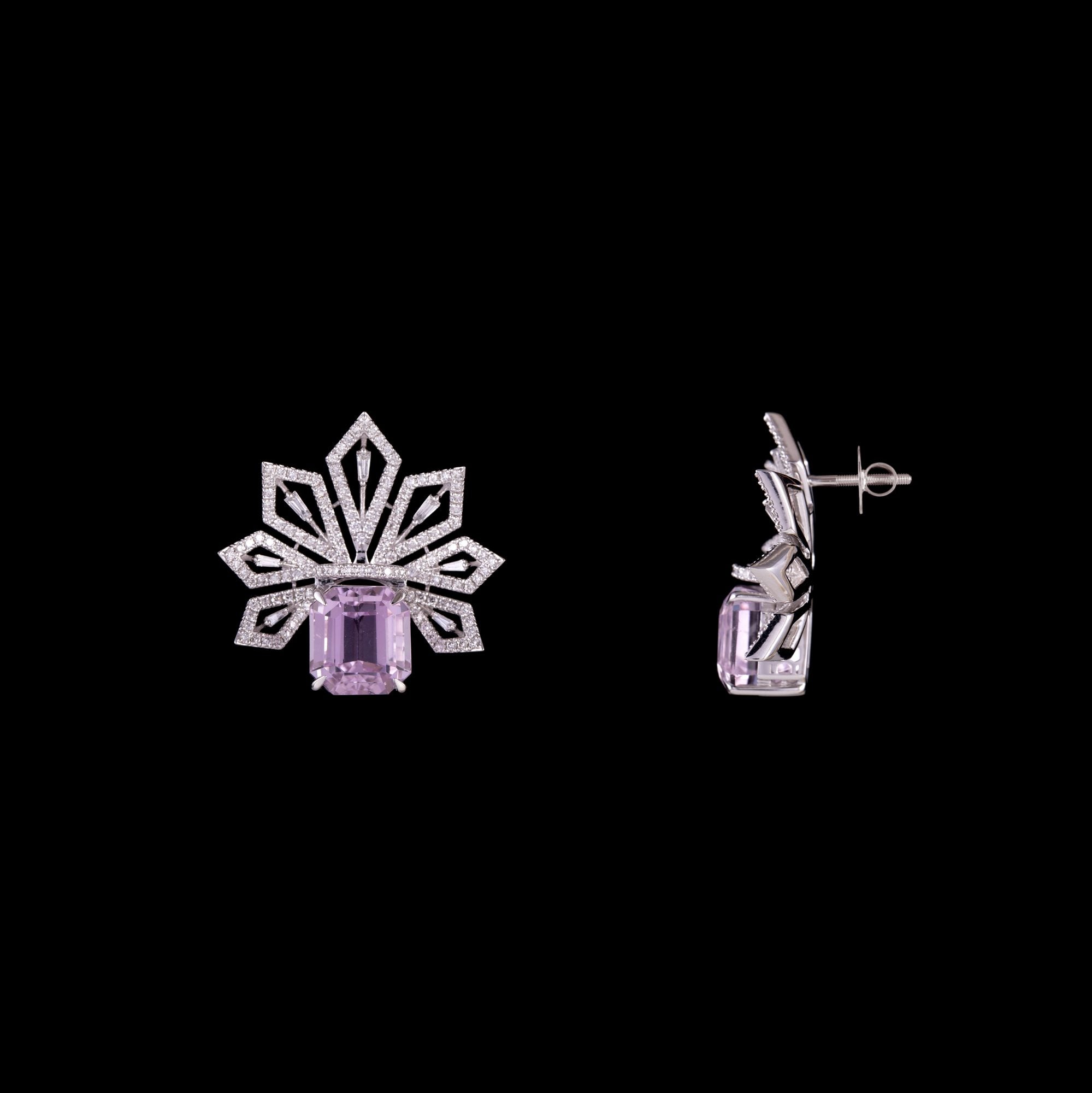 Maison Amour Kunzite Earrings