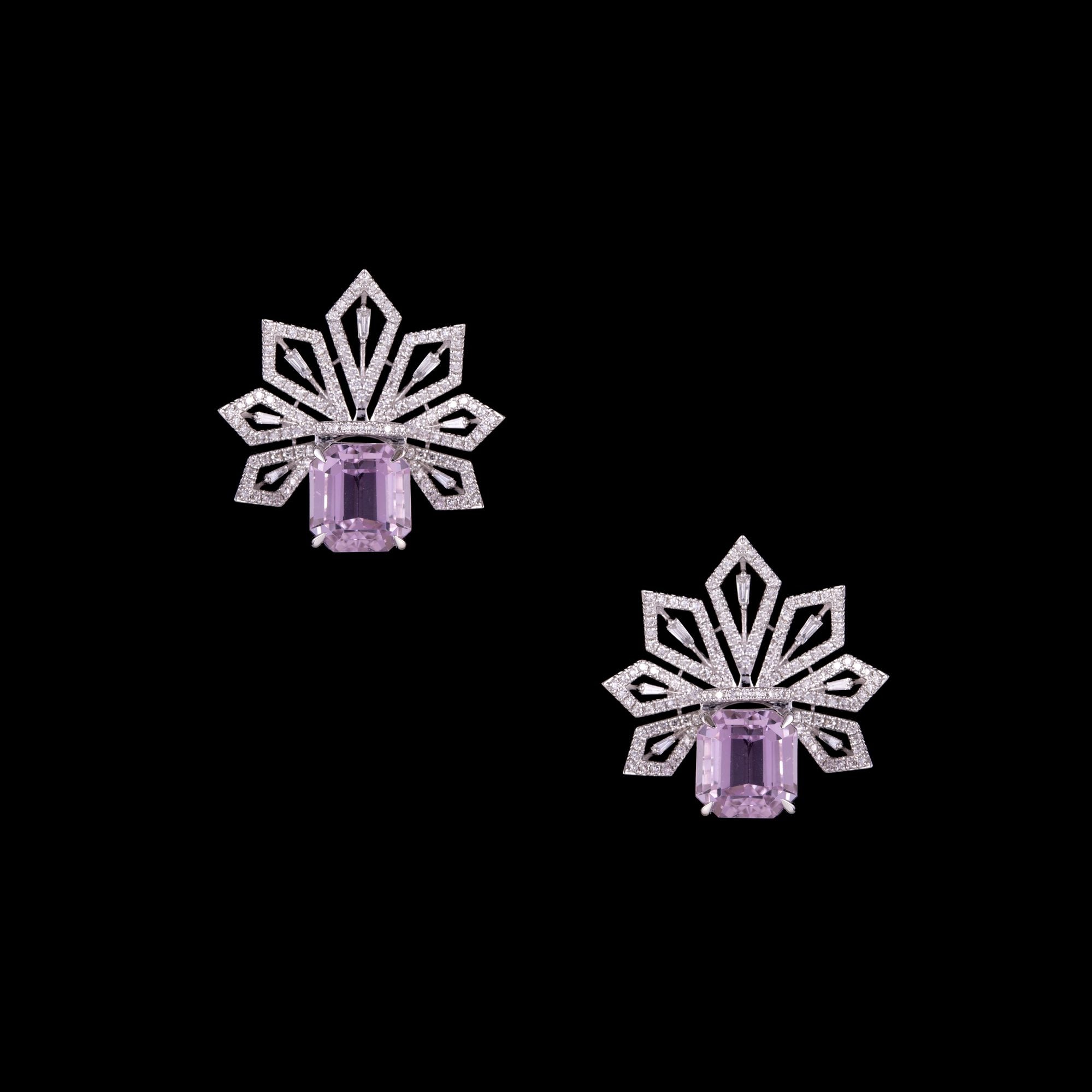 Maison Amour Kunzite Earrings