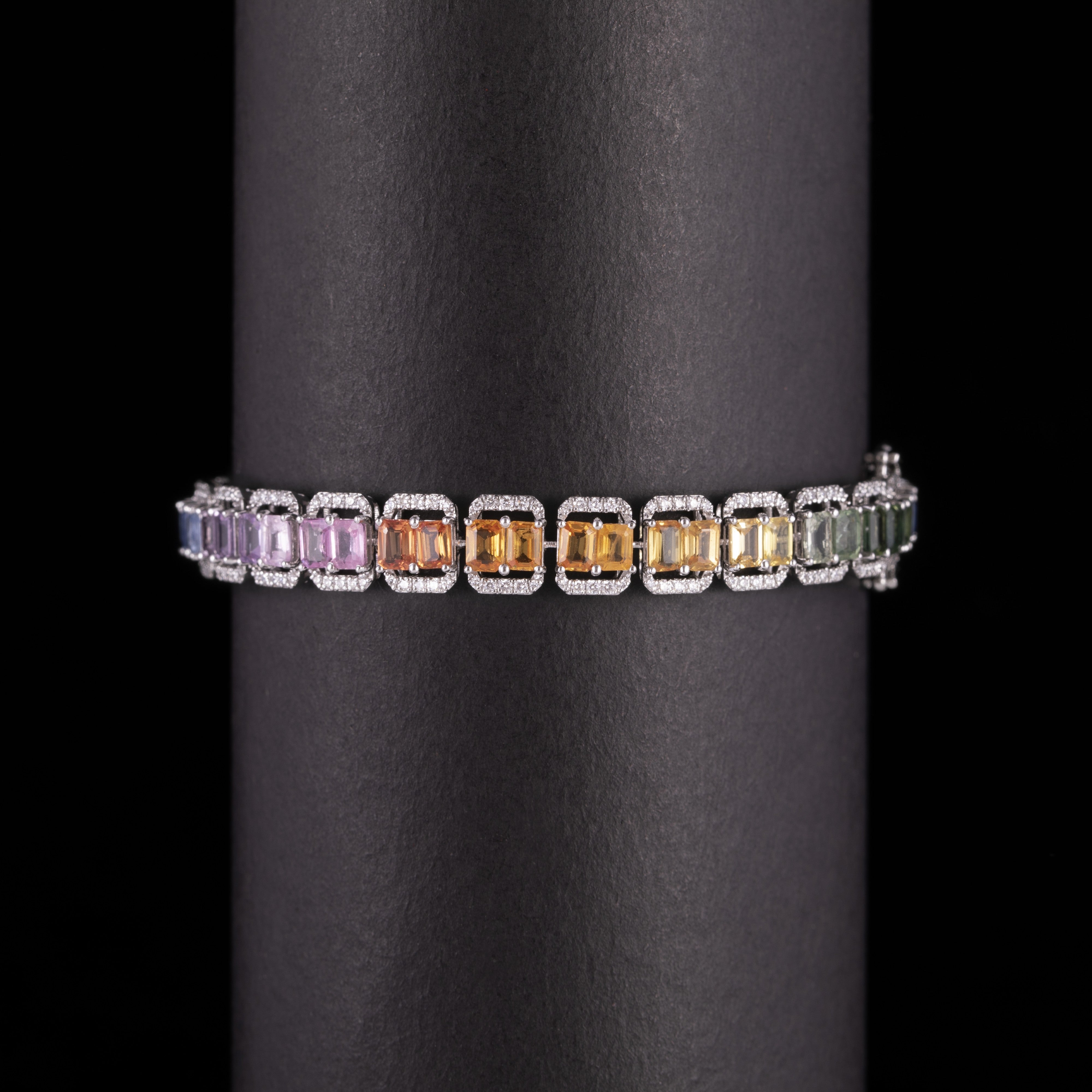 Endless Sunset Sapphire Bracelet