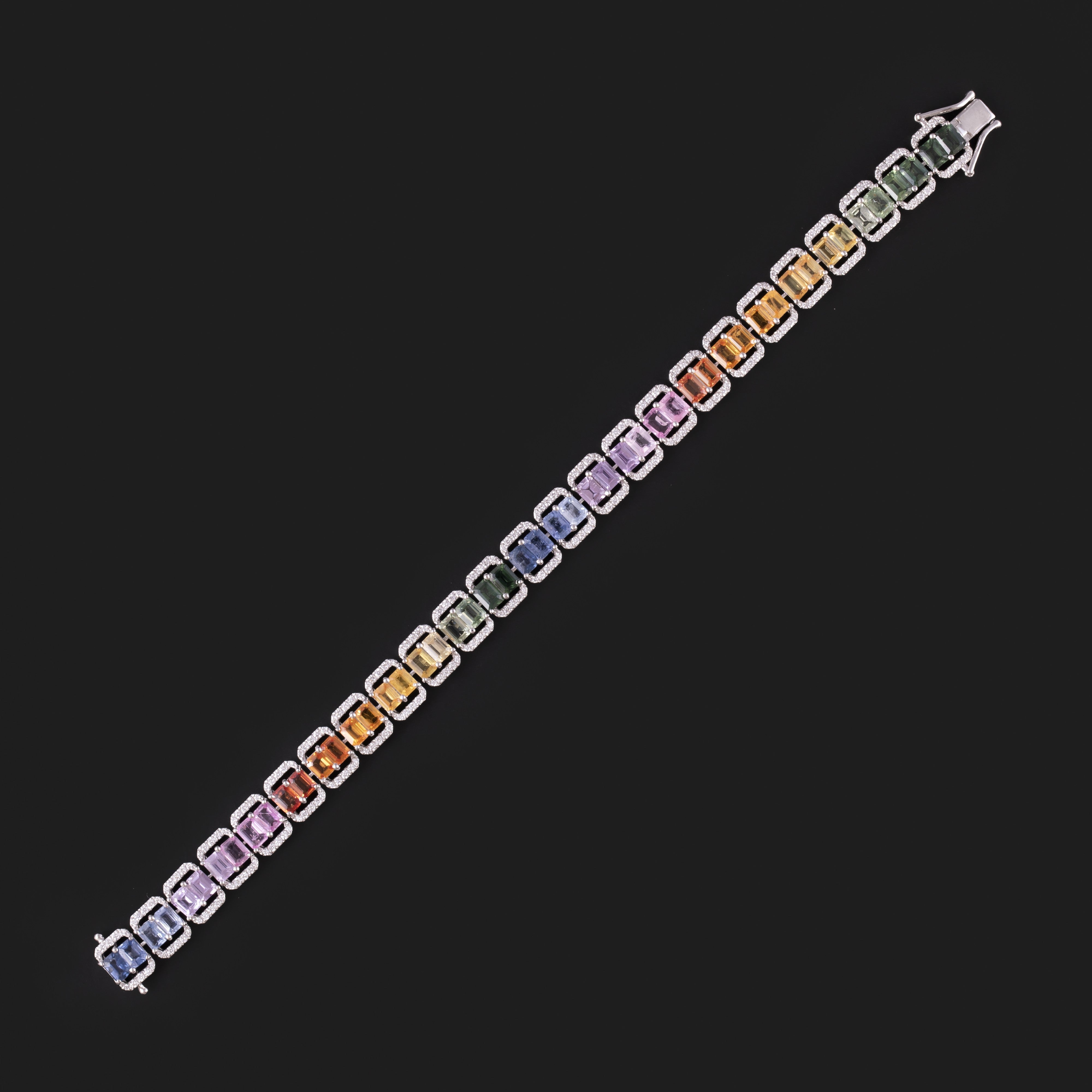 Endless Sunset Sapphire Bracelet