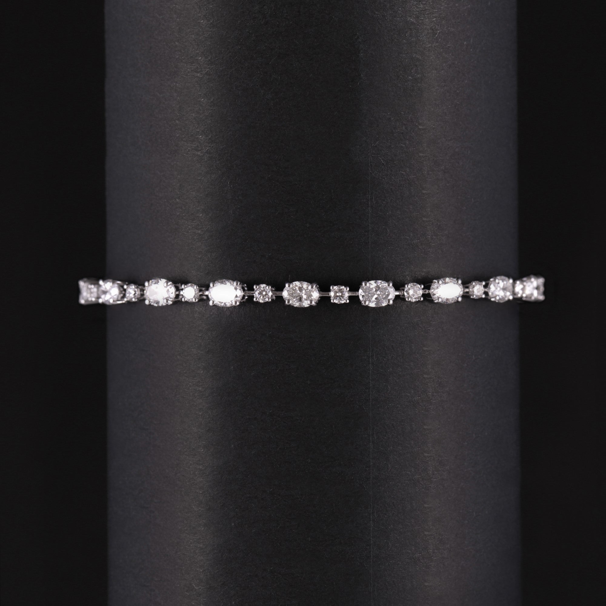 Jessamine Round - Marquise Tennis Bracelet