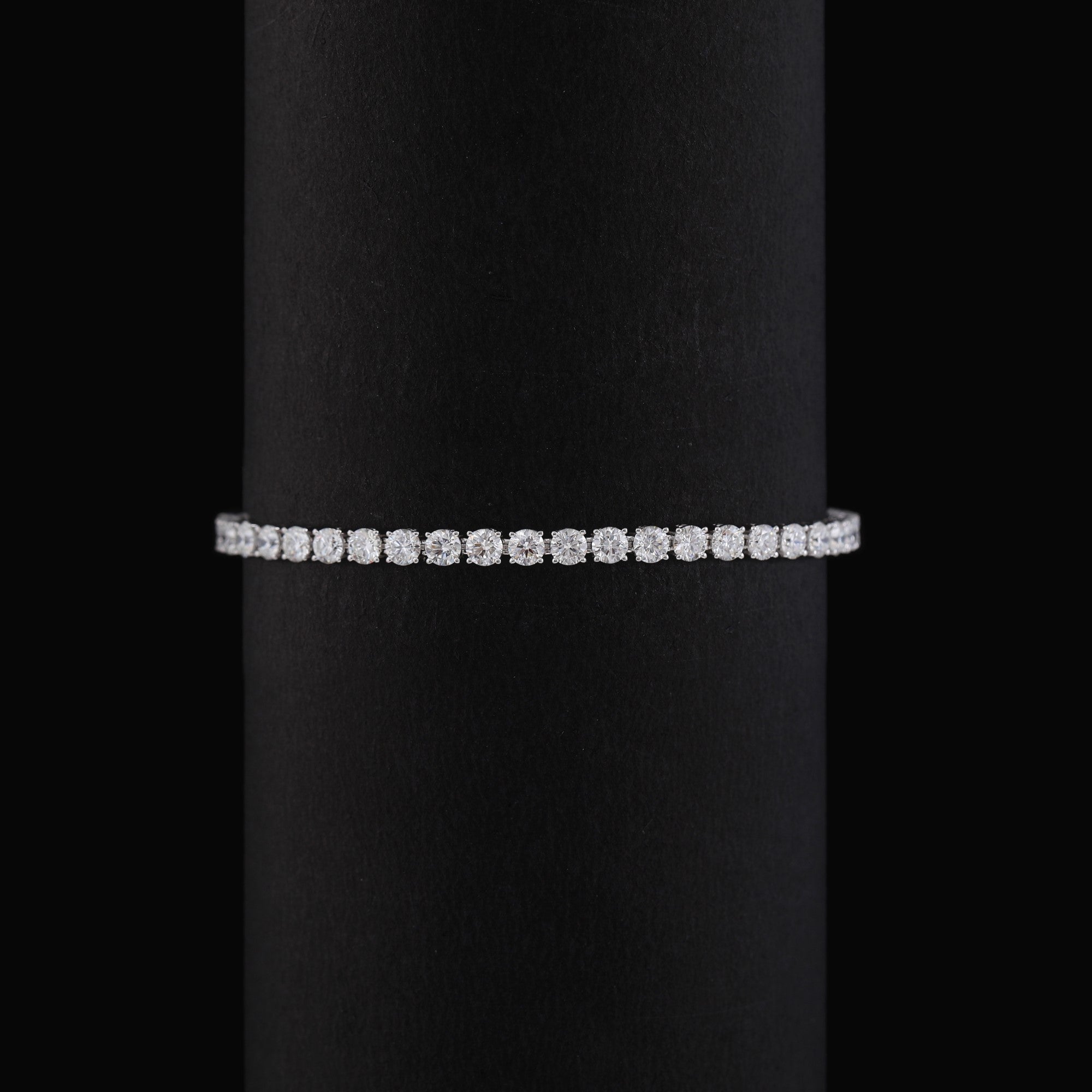 Petunia Round Tennis Bracelet