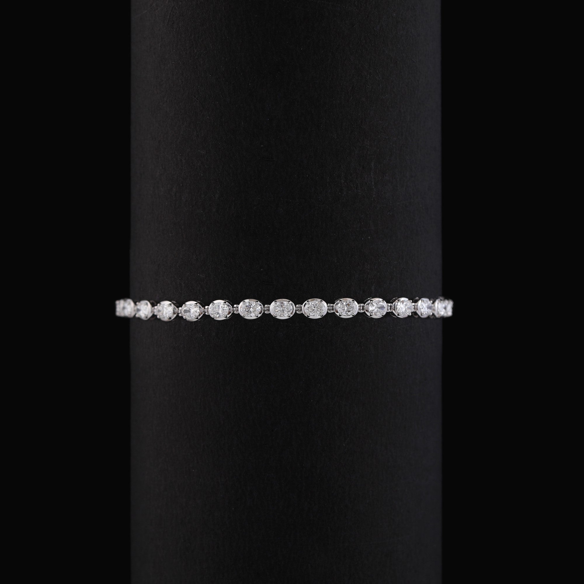 Snowdrop Oval Tennis Bracelet