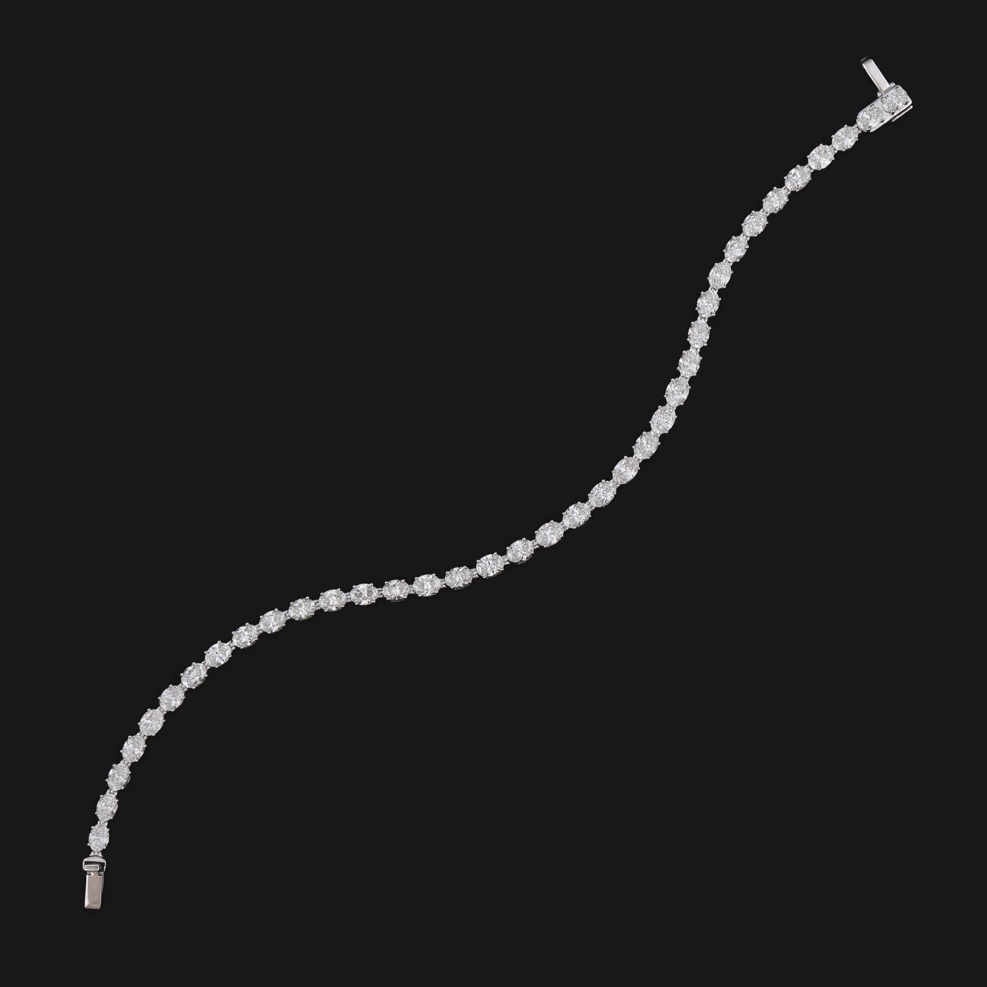 Heather Oval Tennis Bracelet