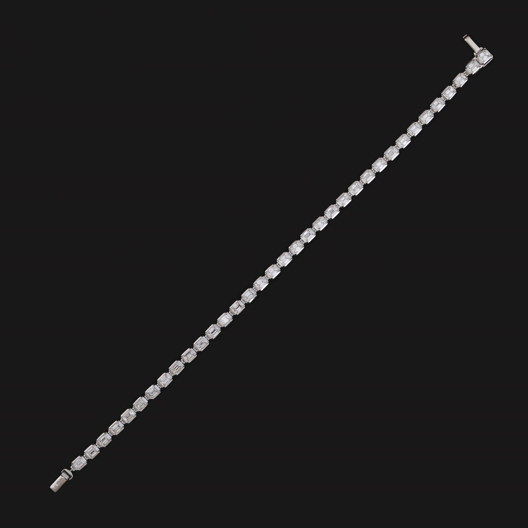 Wisteria Emerald Tennis Bracelet