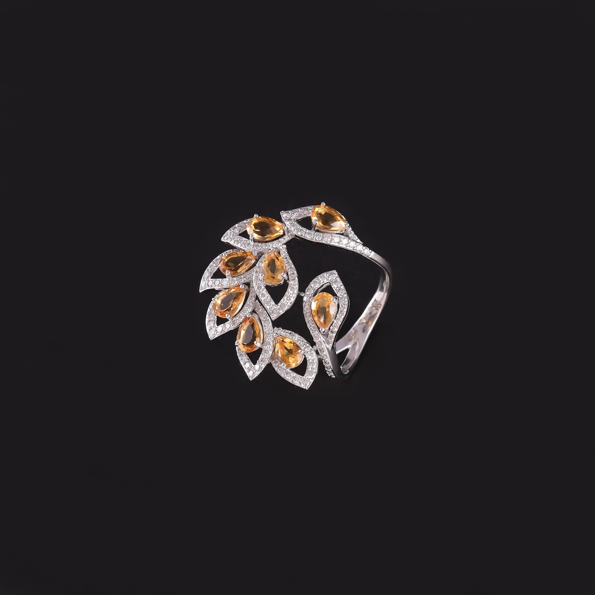 Wildfire Citrine Ring