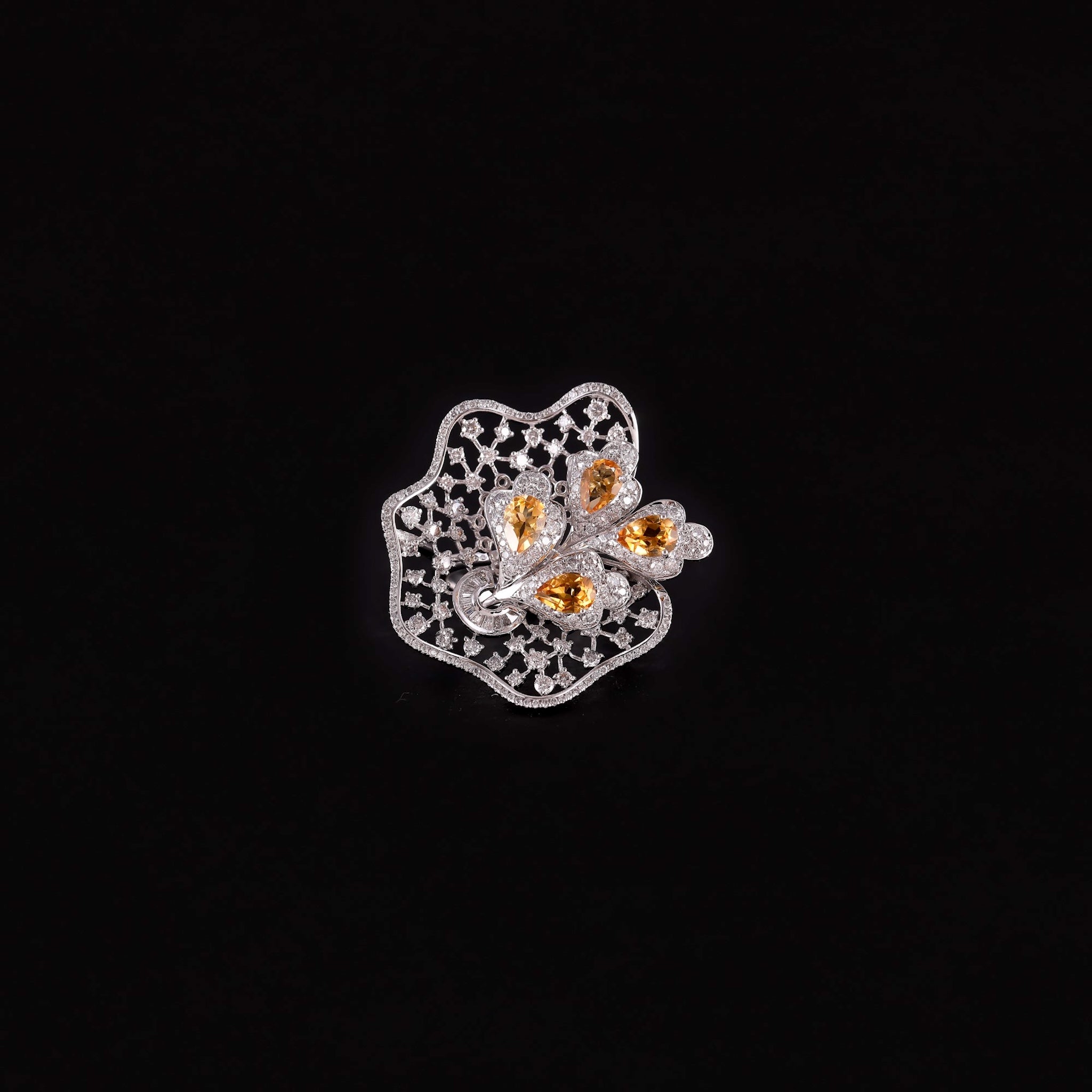 Daybreak Citrine Ring