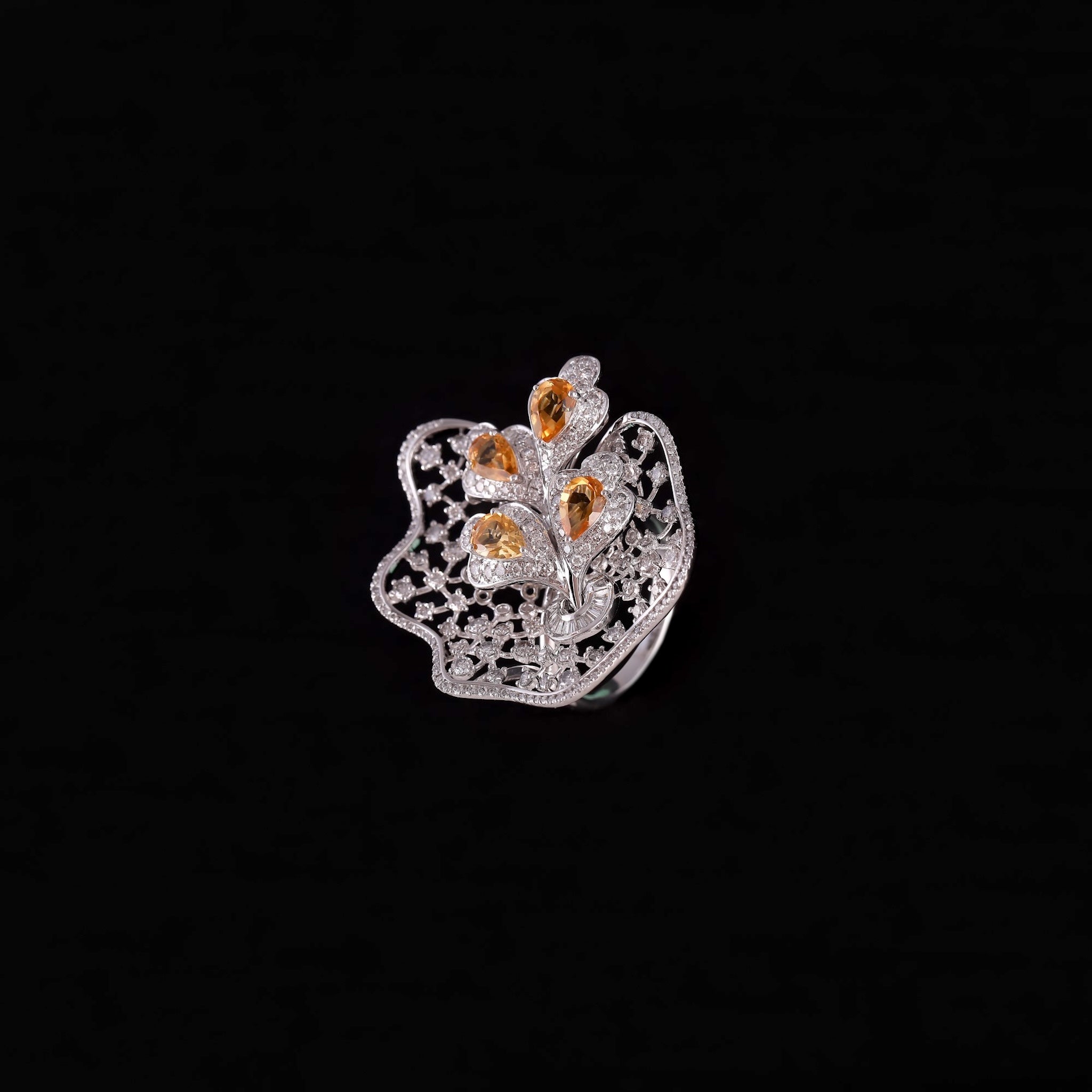 Daybreak Citrine Ring