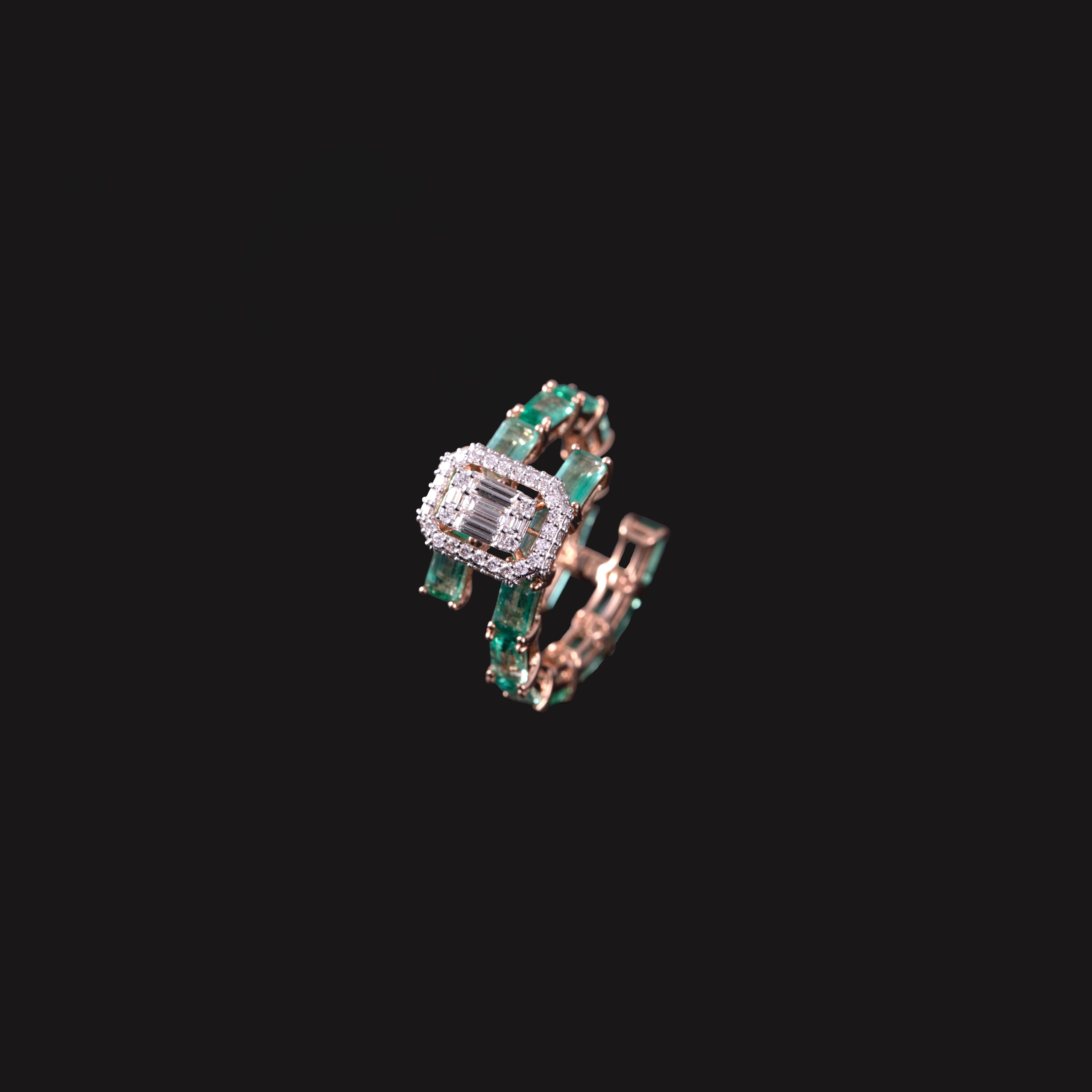 Behind Closed Doors Emerald Ring