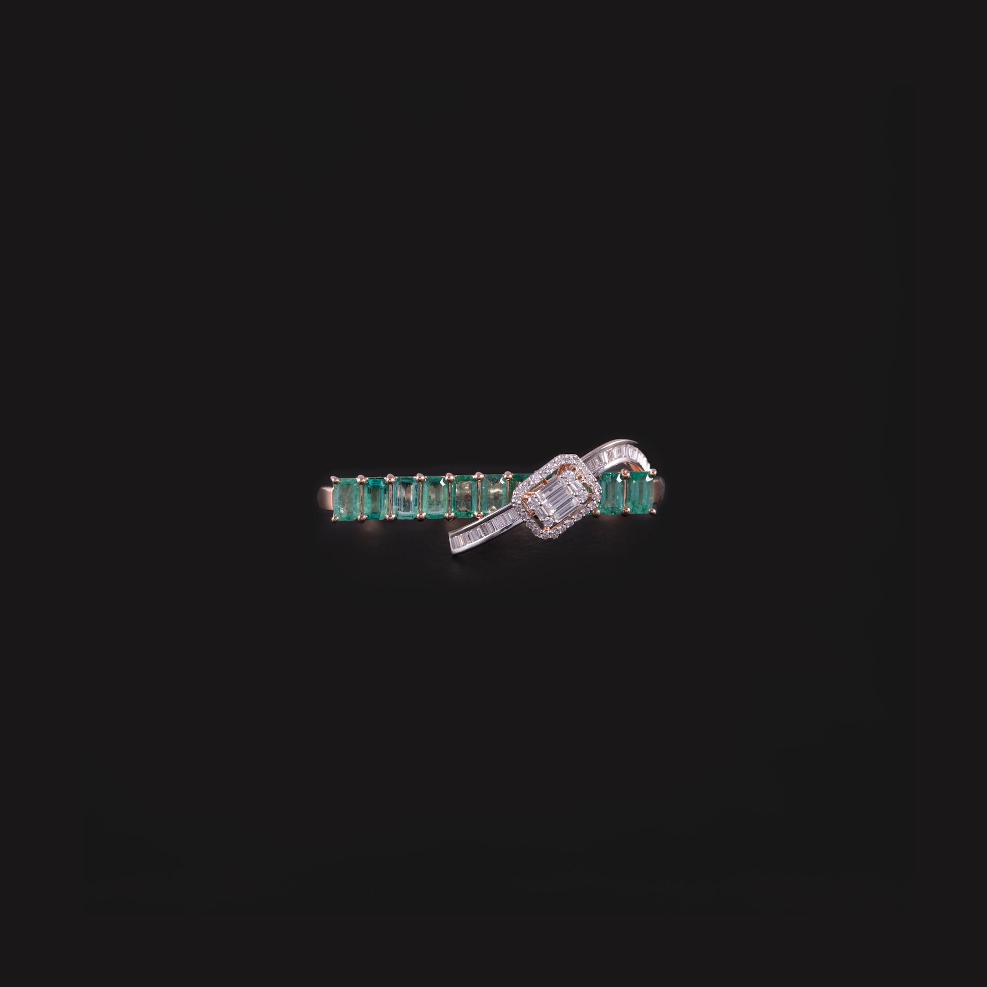Locked In Emerald Ring