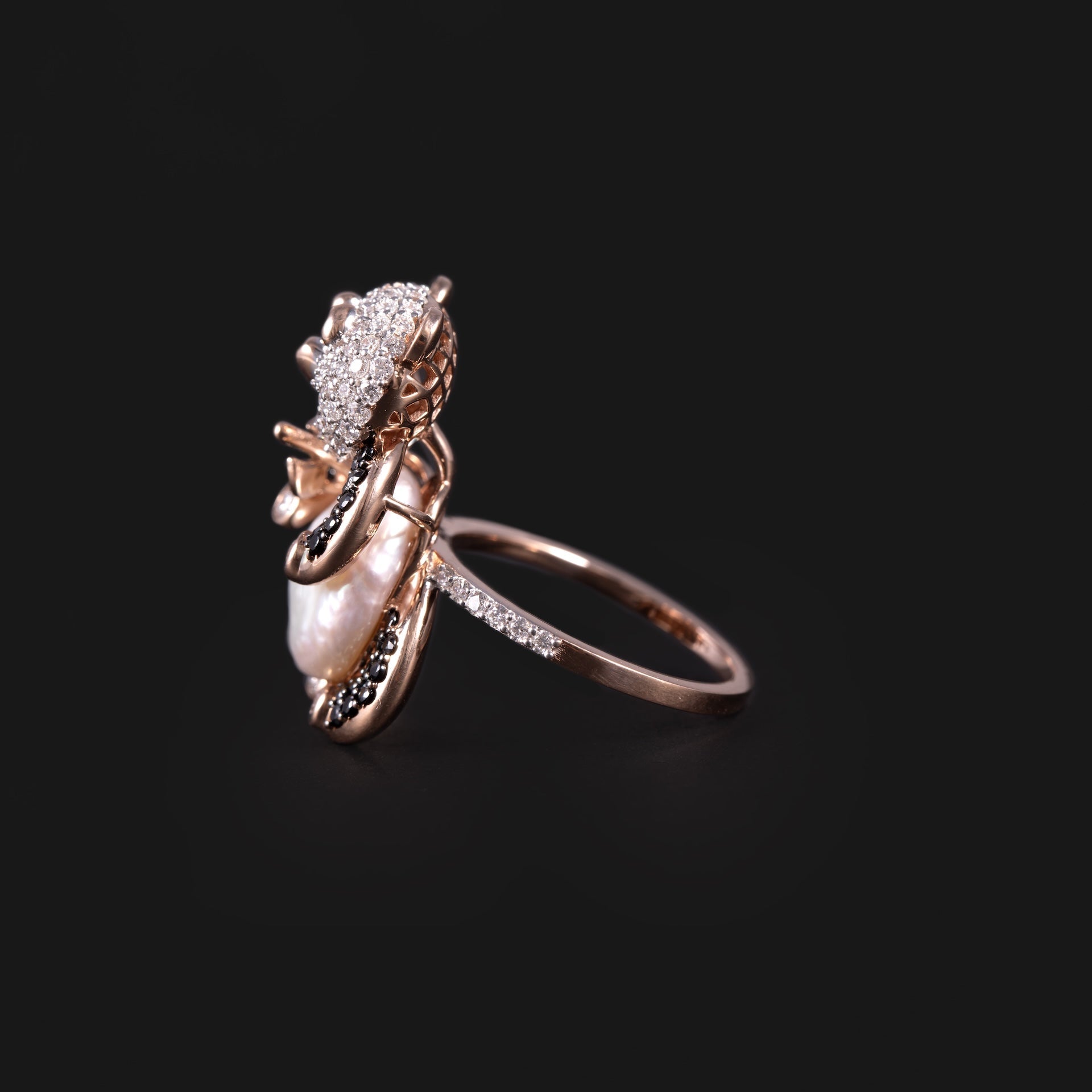 Kumo Baroque Pearl Ring