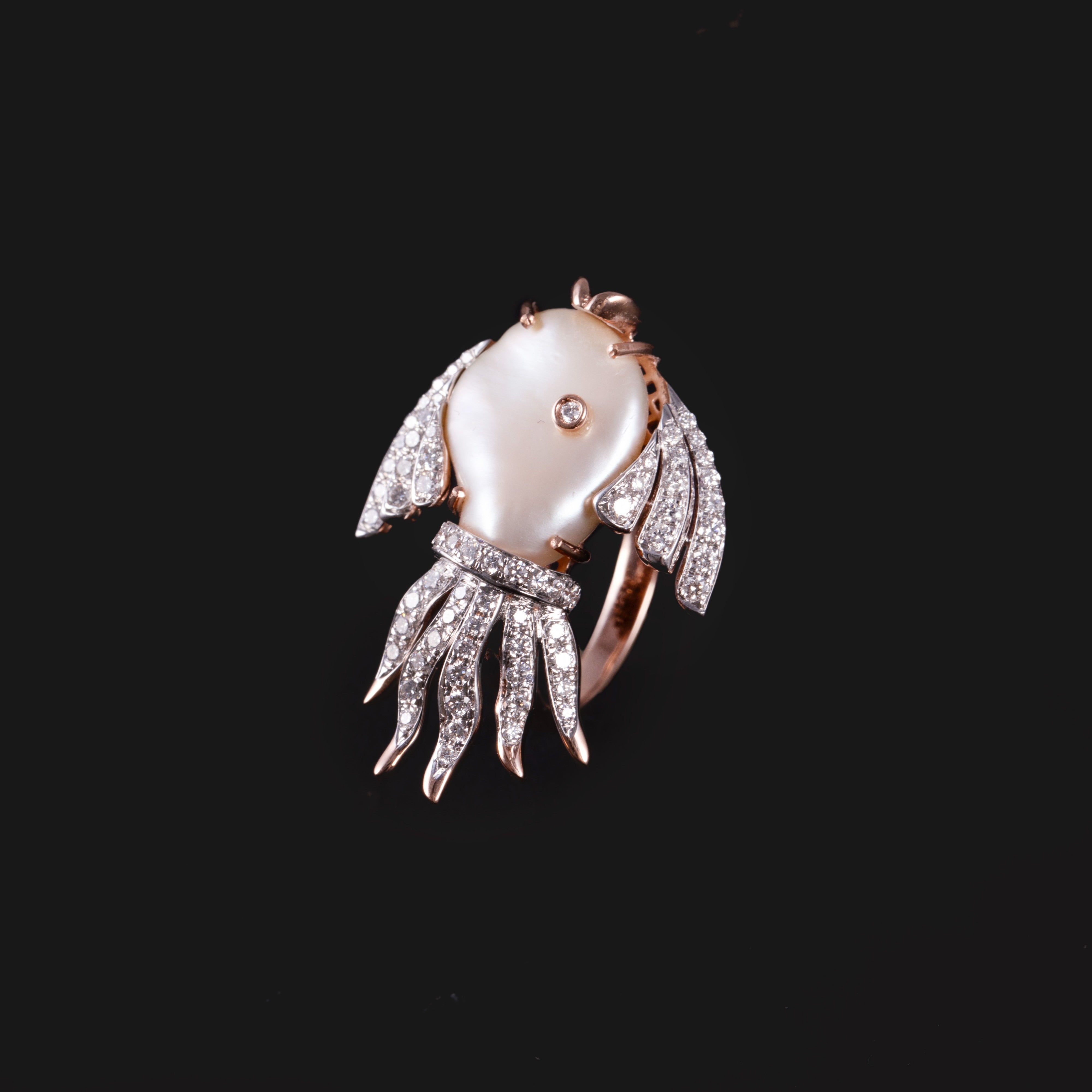 Thalia Baroque Pearl Ring