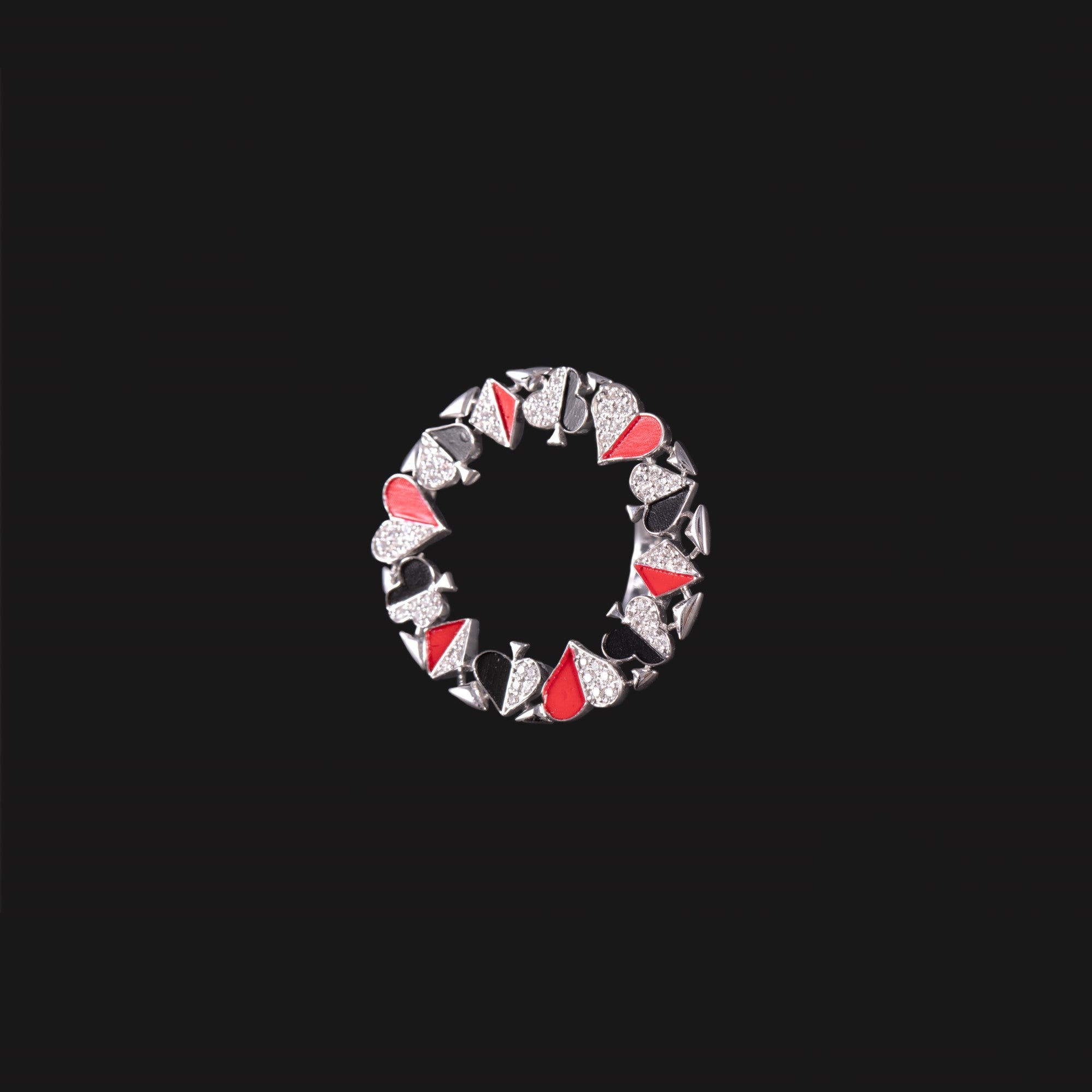 Royal Flush Diamond Ring