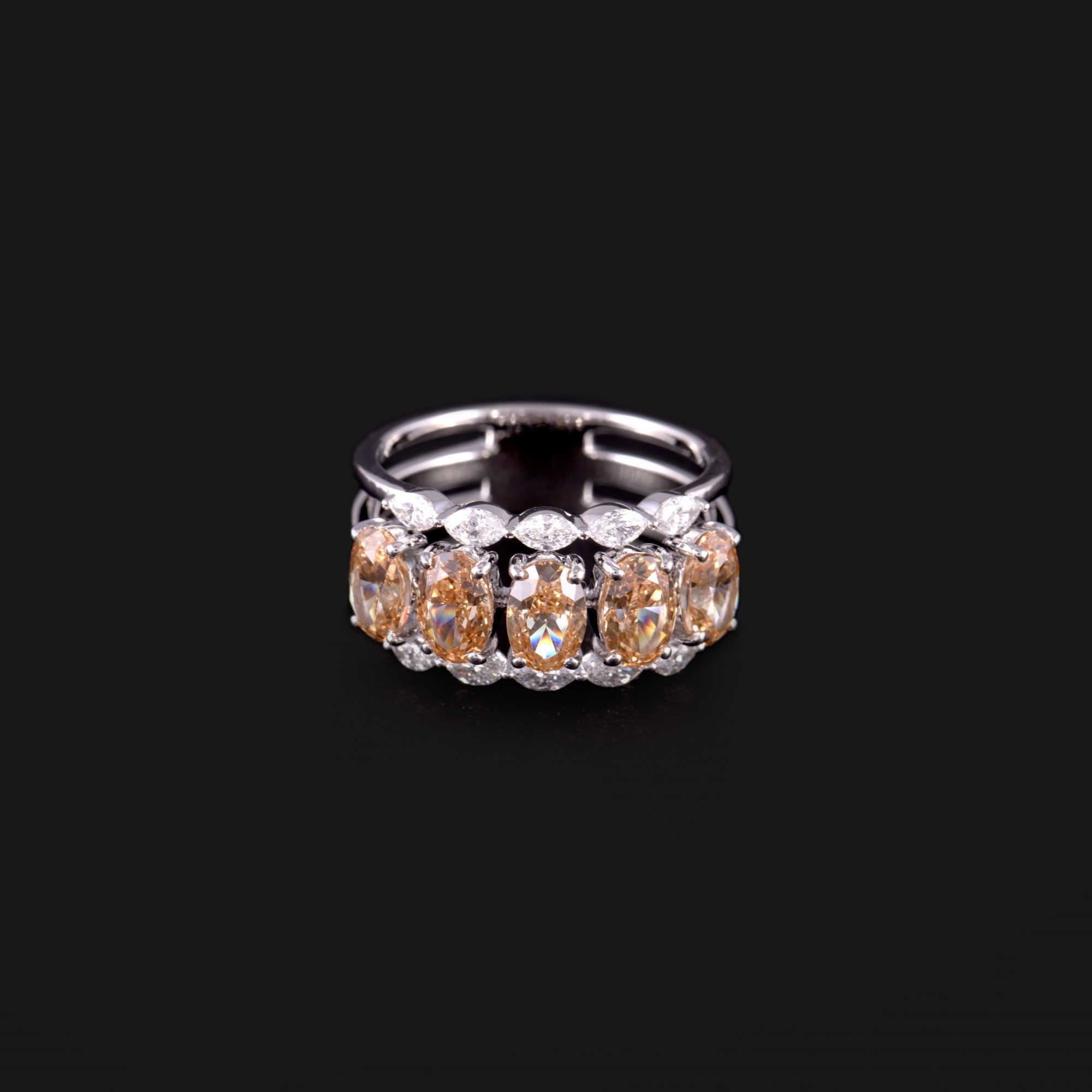Sable Crown Ring
