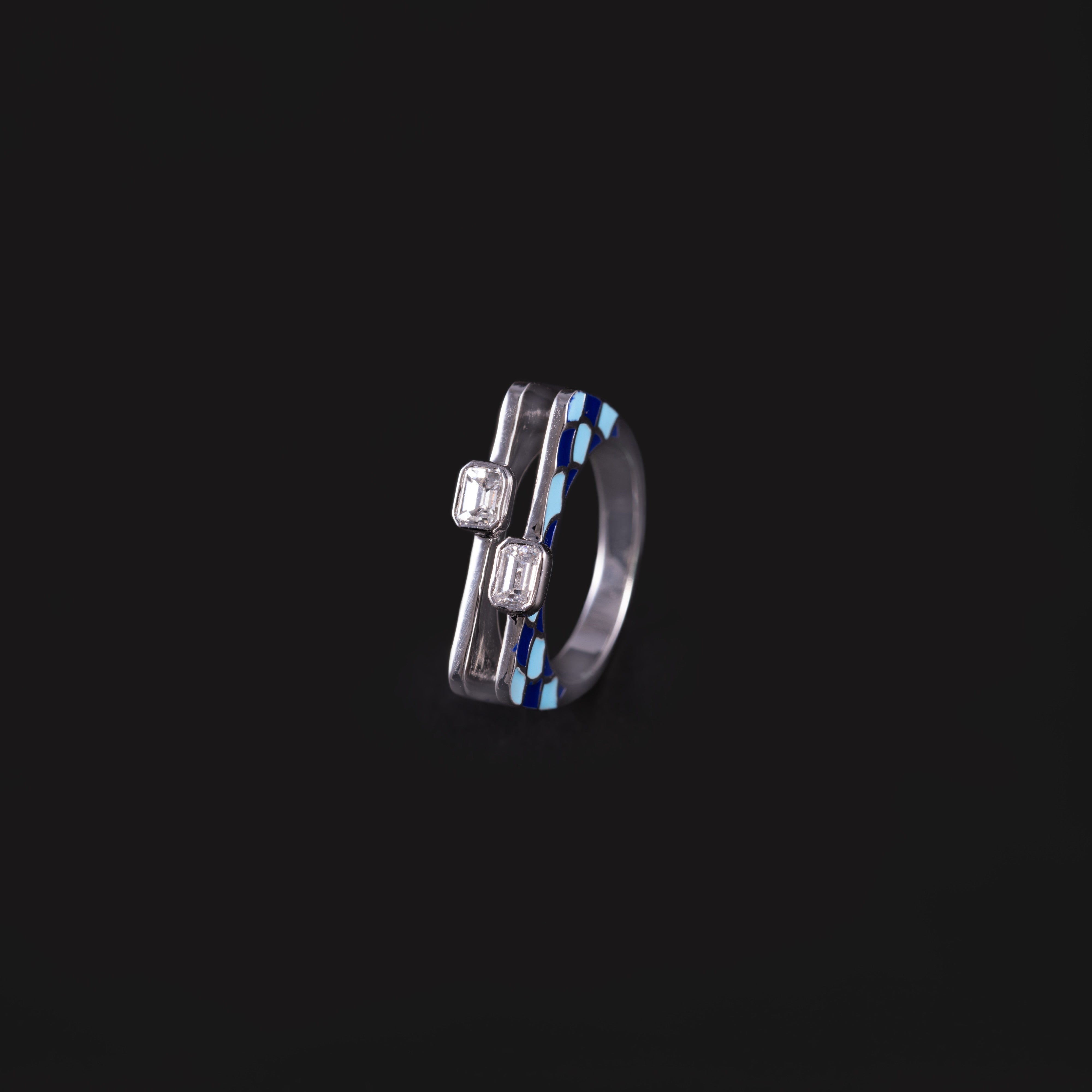 Bleu Archway Ring