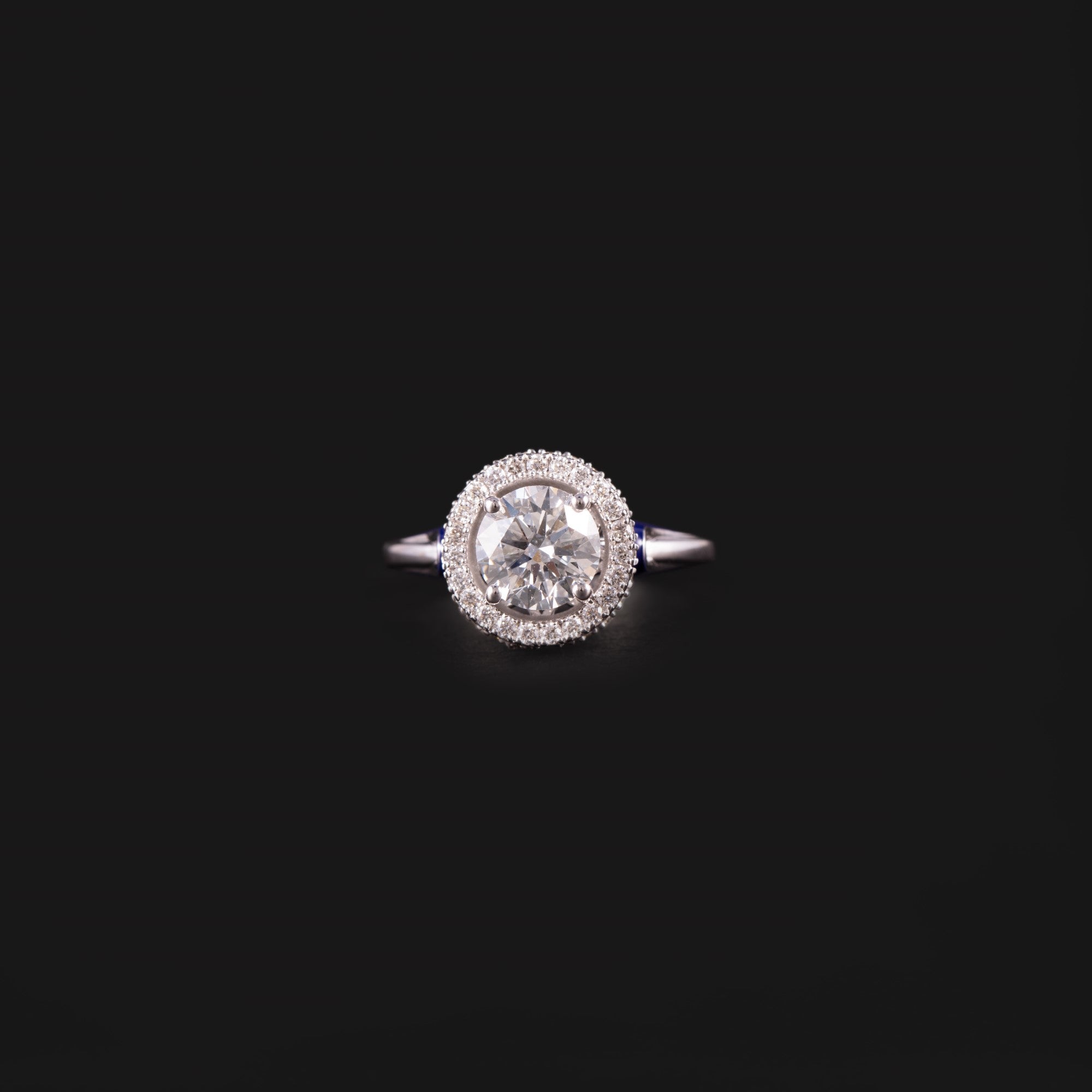 The Brilliant Halo Ring