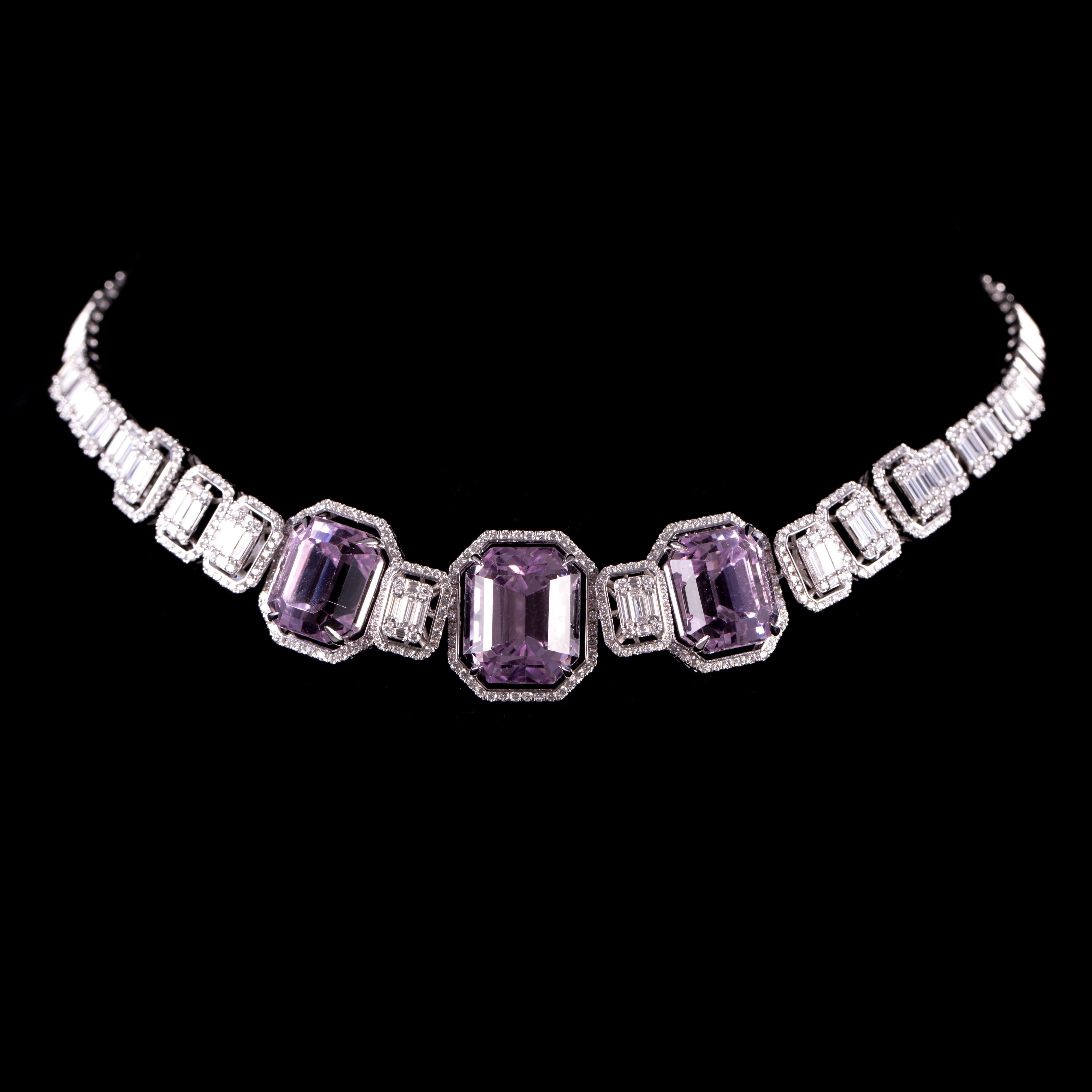 Slow Burn Kunzite Choker