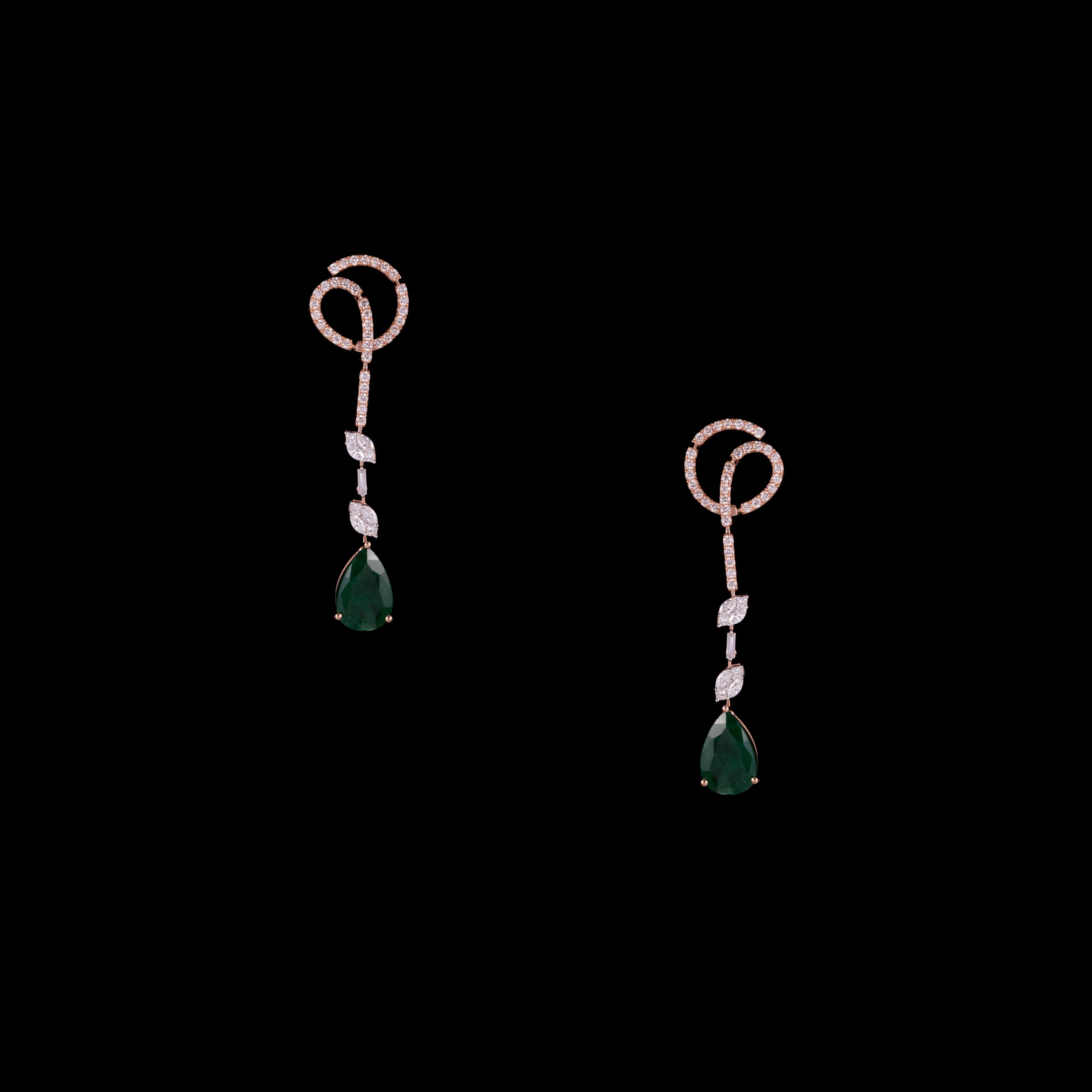 Otherworld Emerald Earrings