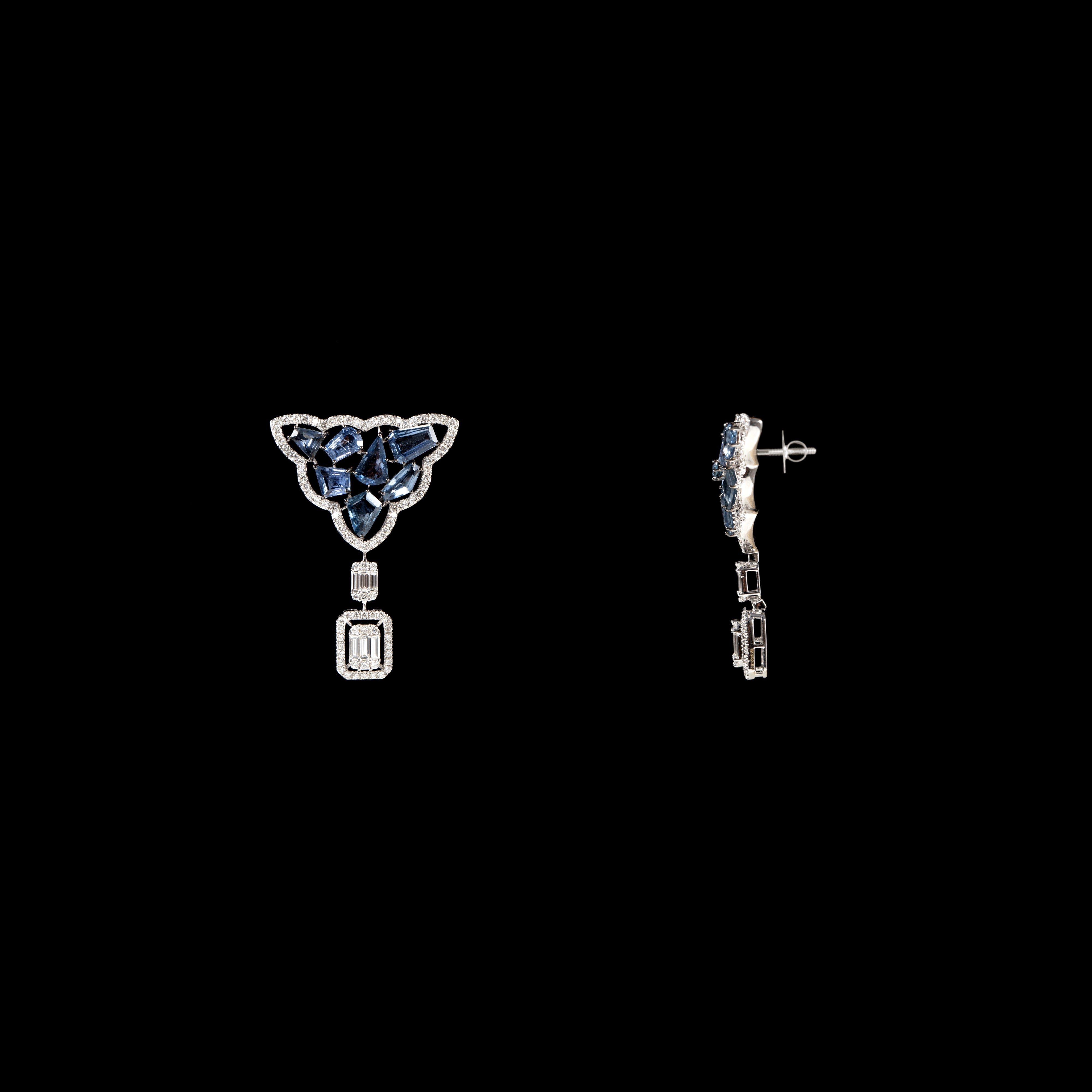 Bluebell Tanzanite Earrings