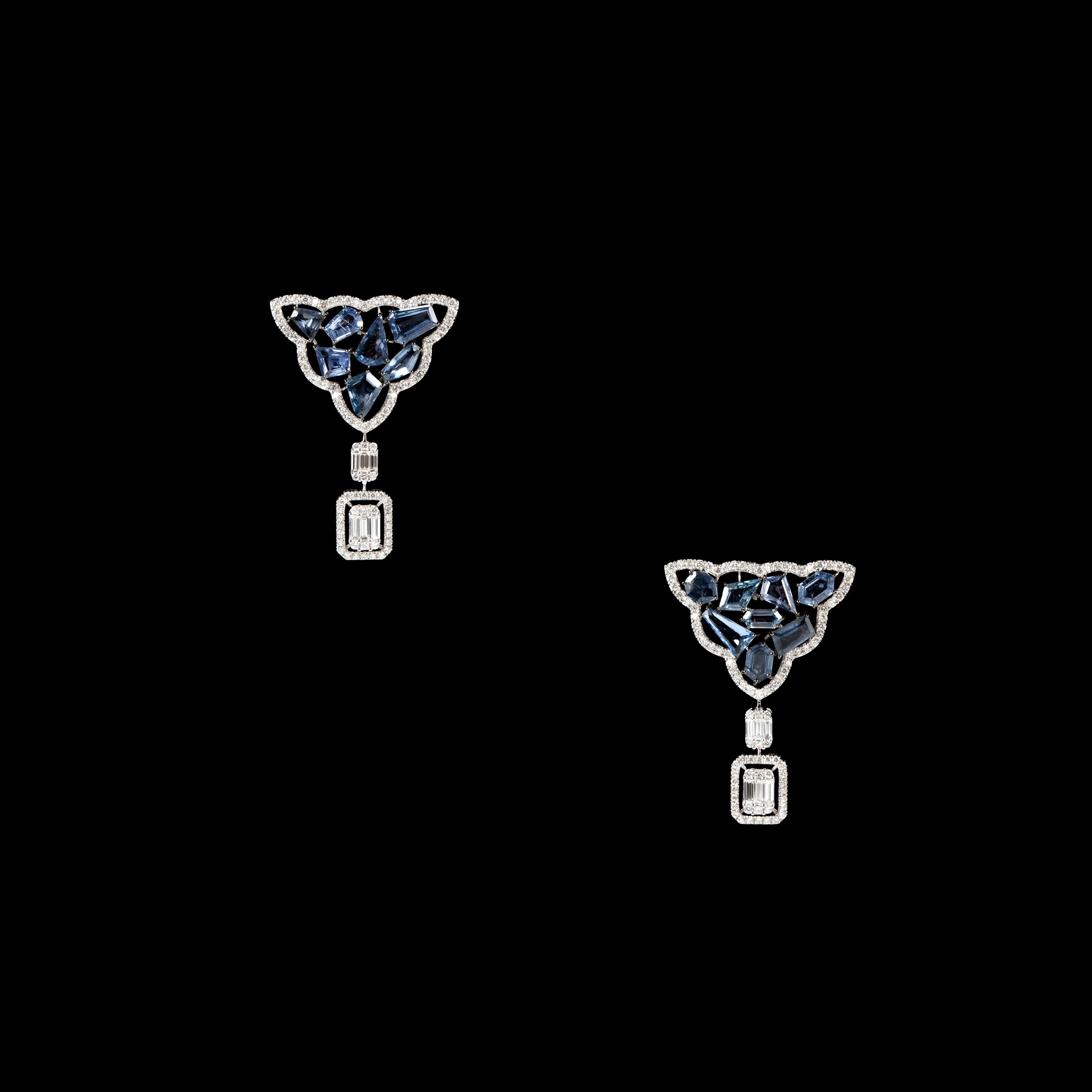 Bluebell Tanzanite Earrings