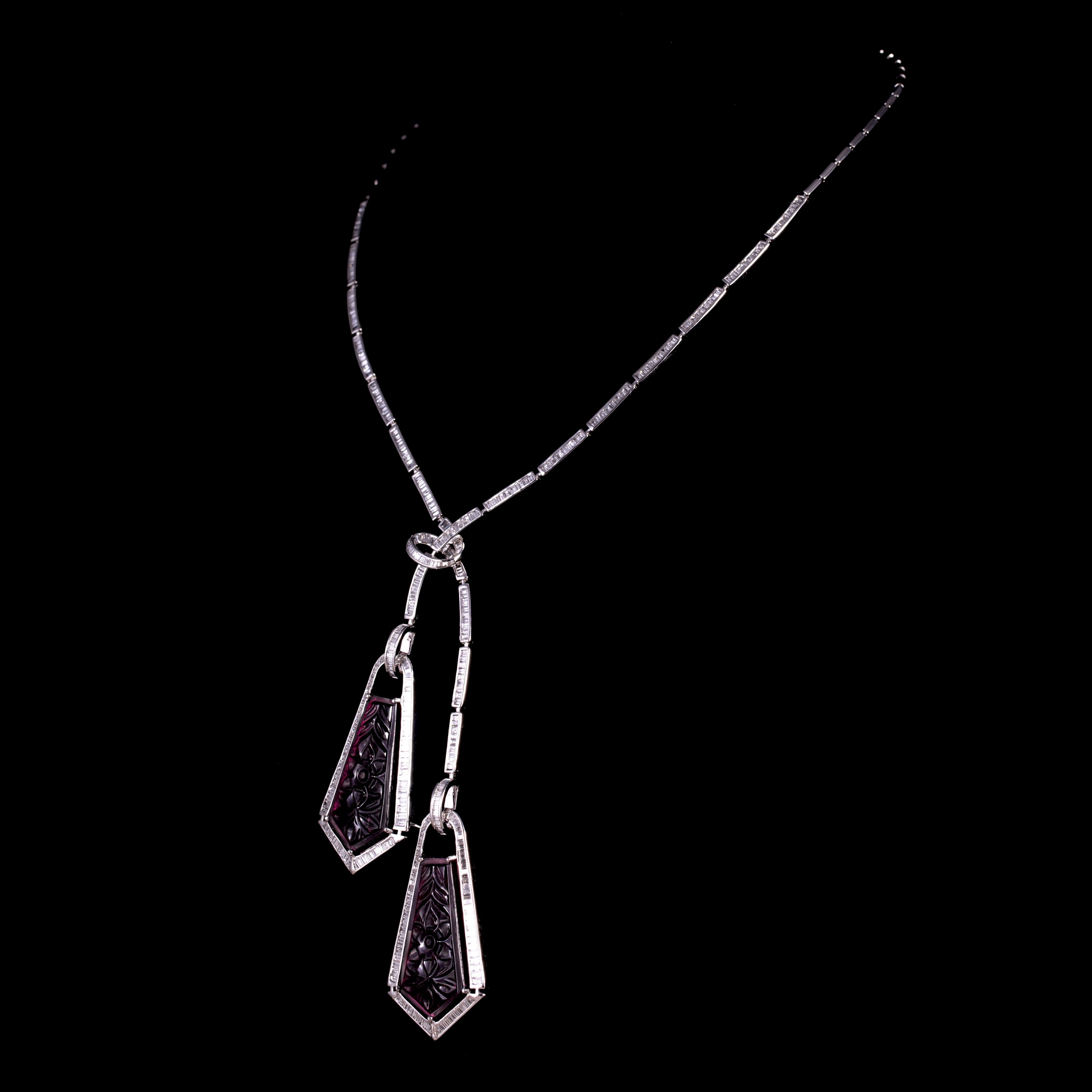 Parallel Tourmaline Necklace