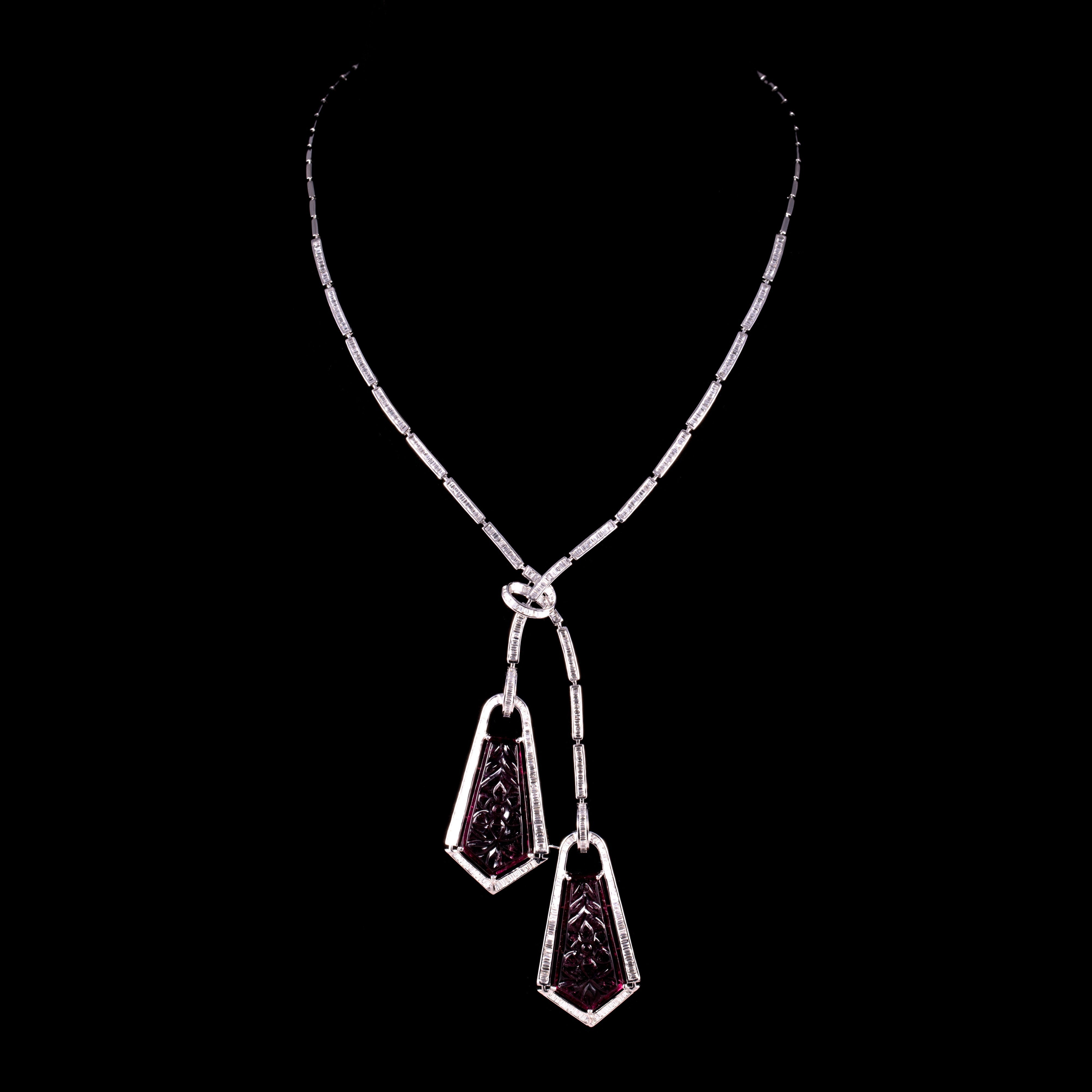 Parallel Tourmaline Necklace