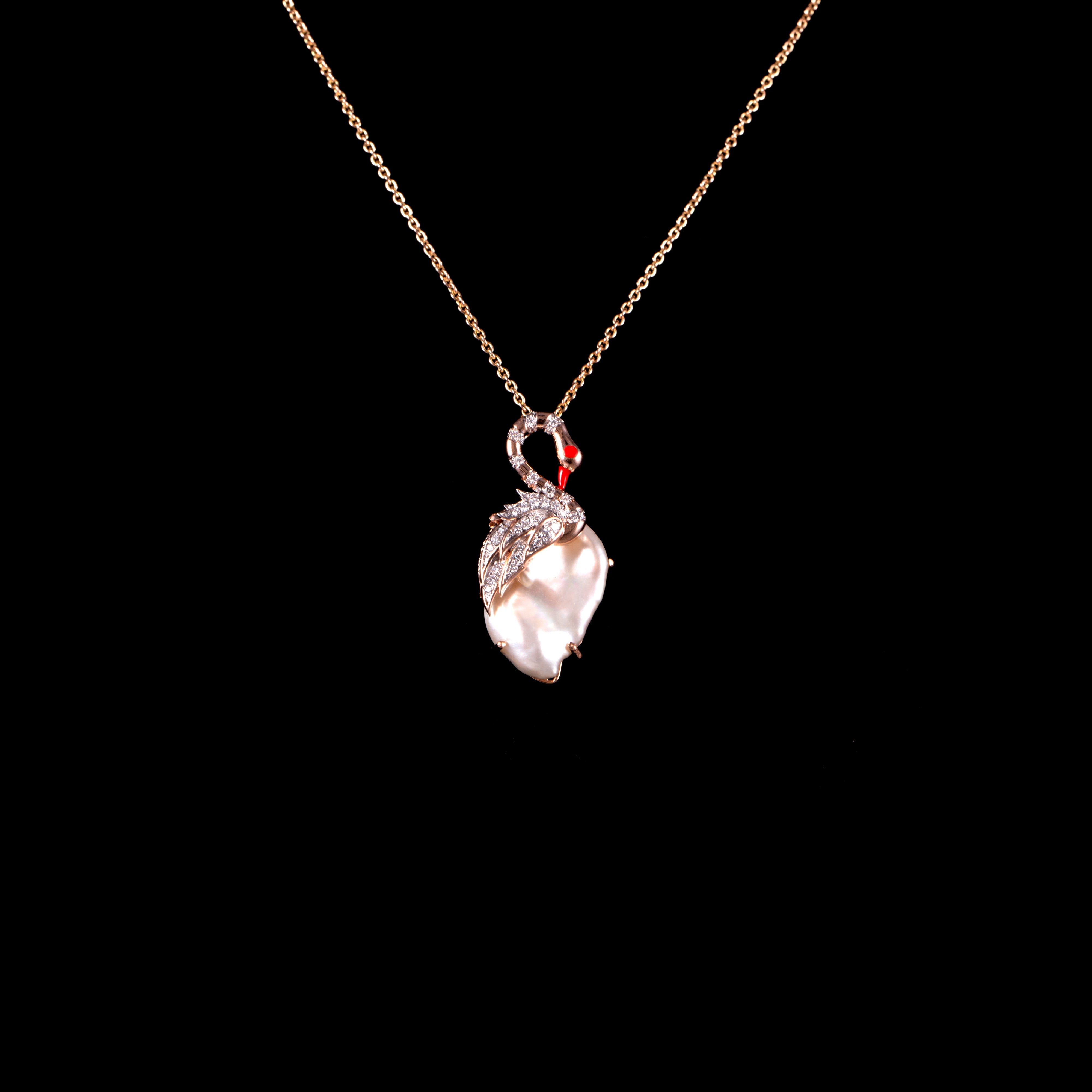 Odette Baroque Pearl Pendant