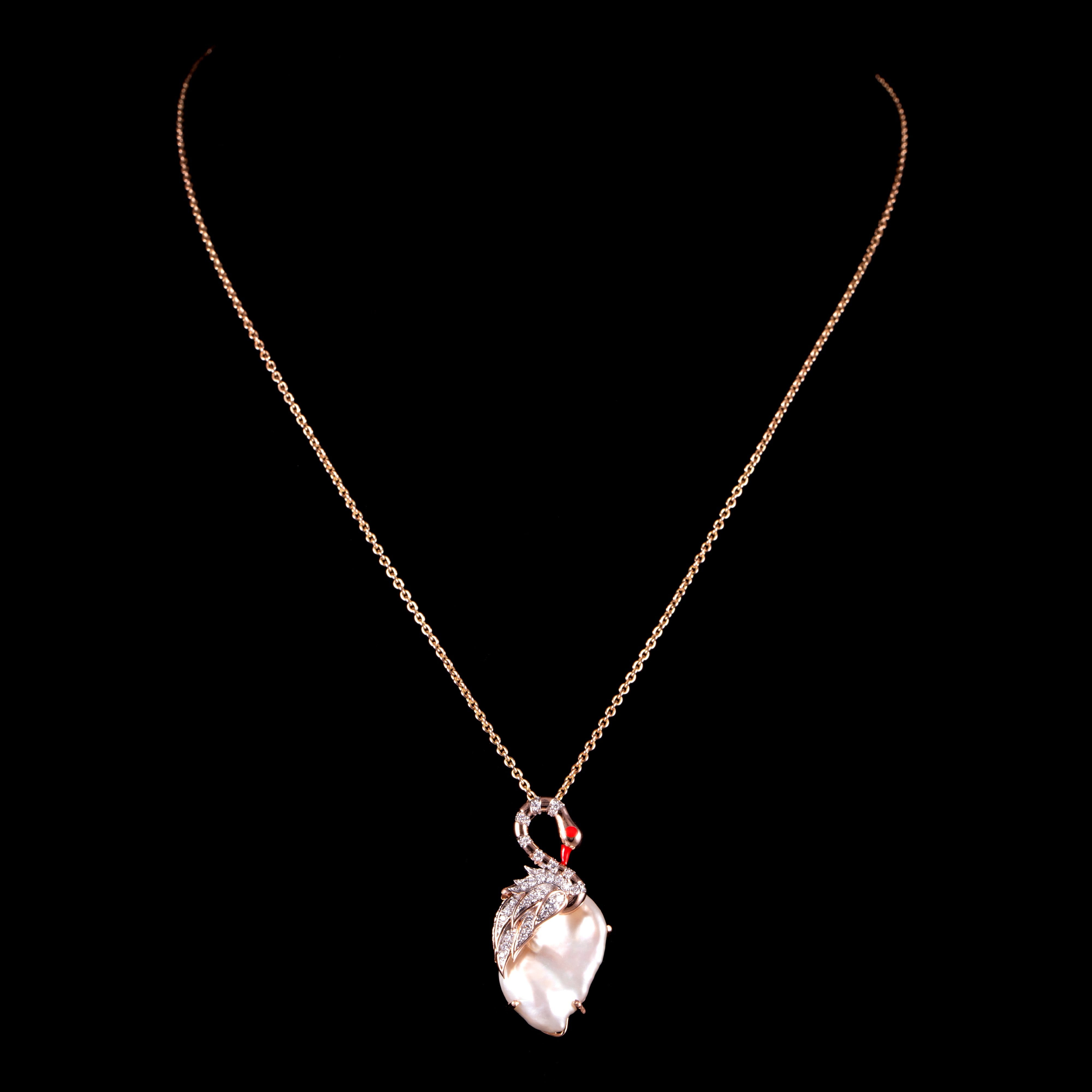 Odette Baroque Pearl Pendant