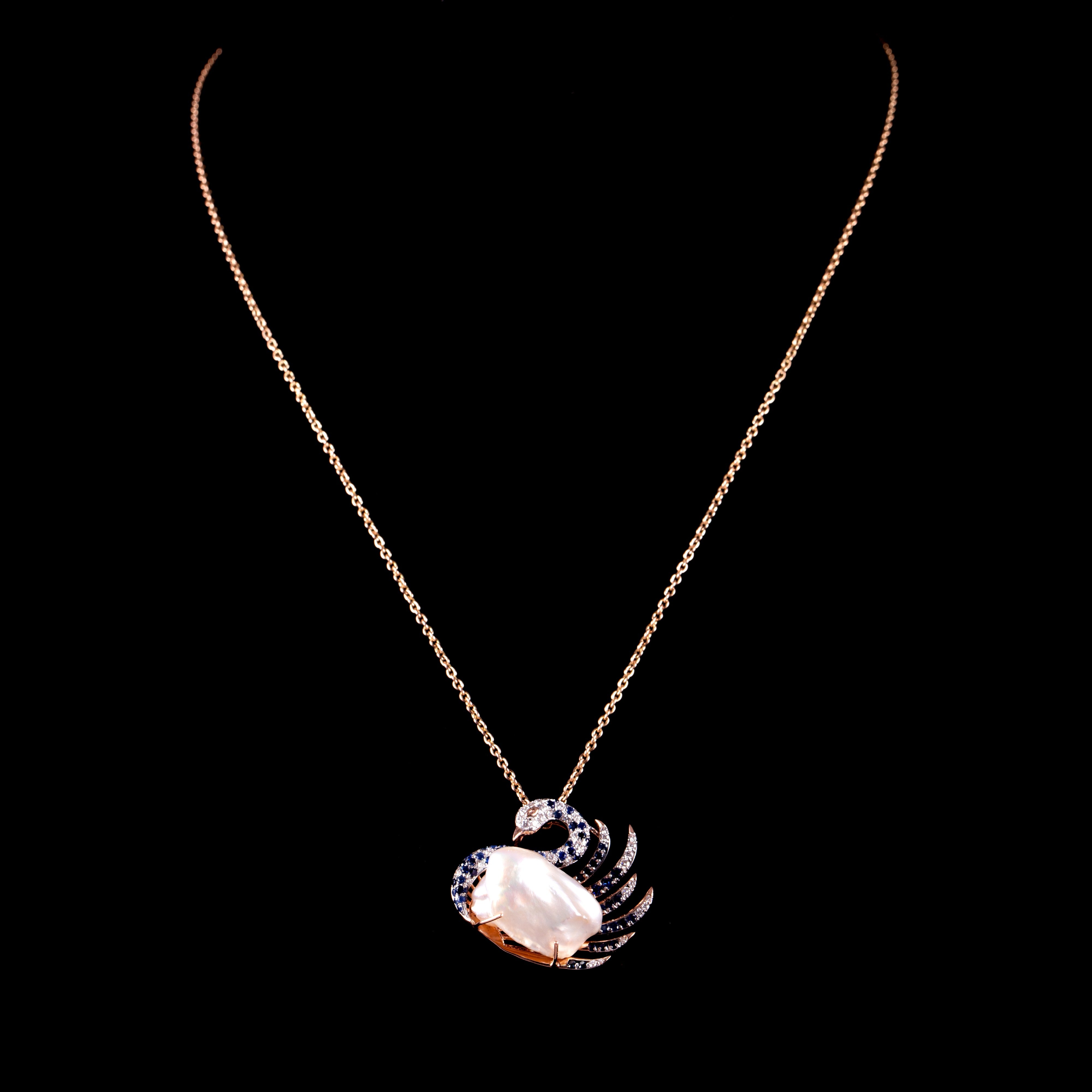 Odile Baroque Pearl Pendant