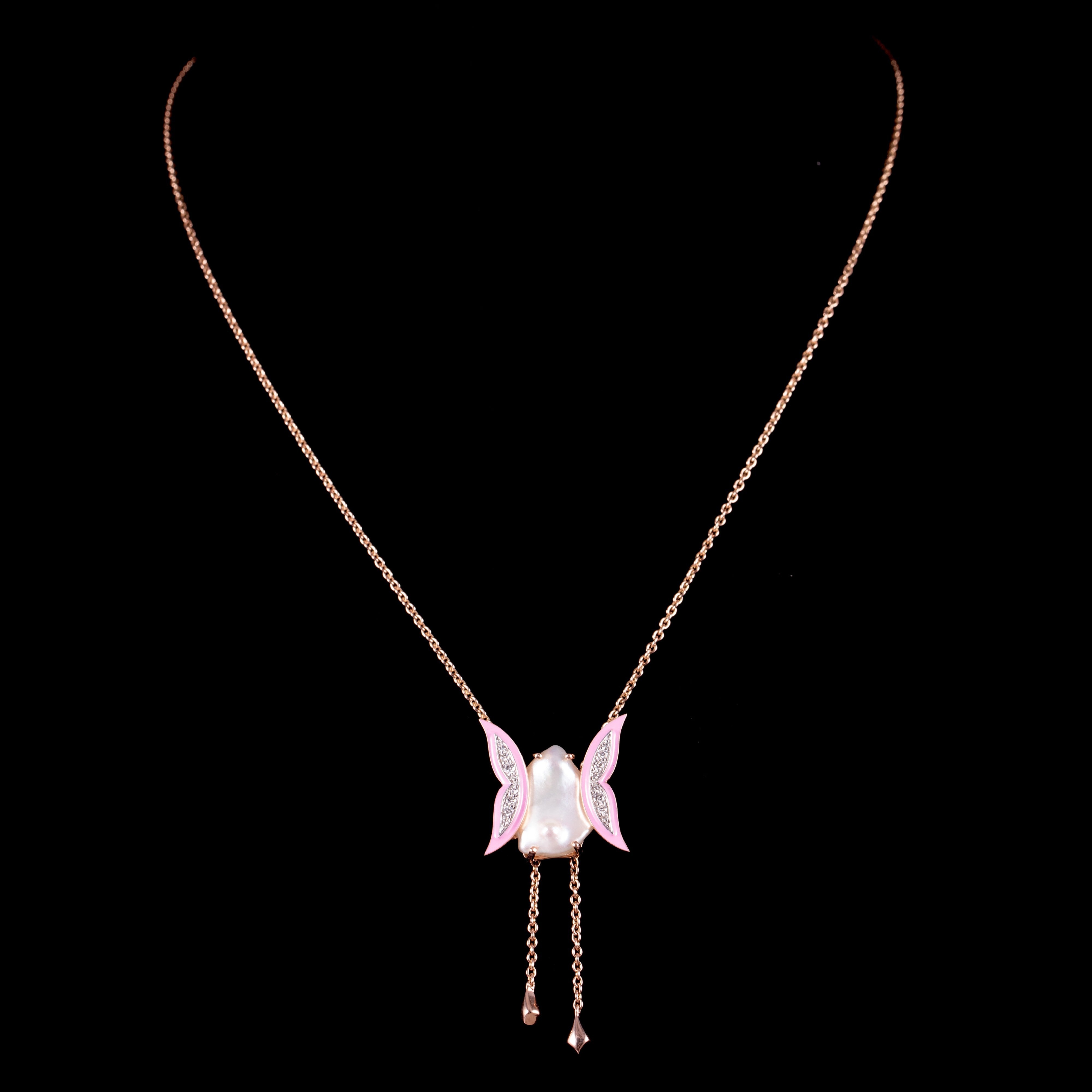 Cohinoor Signature Butterfly Pendant