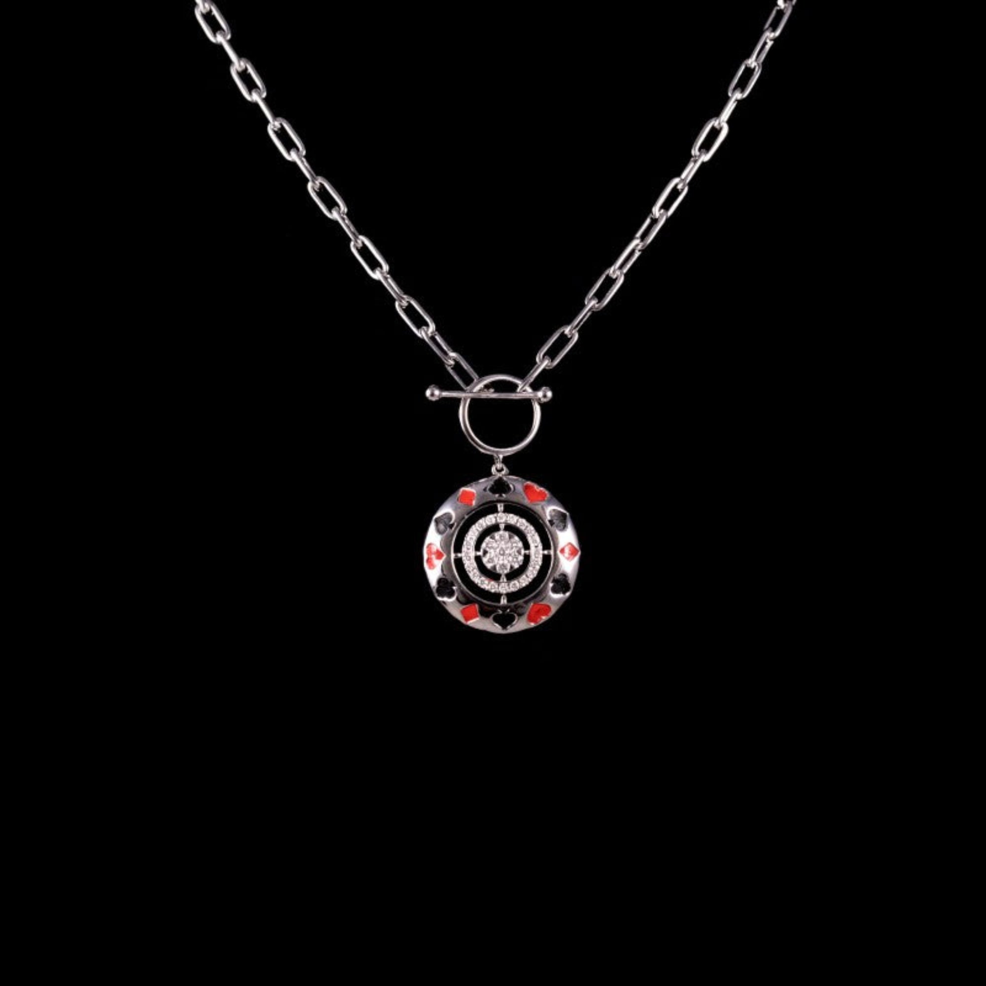 Pocket Aces Diamond Pendant