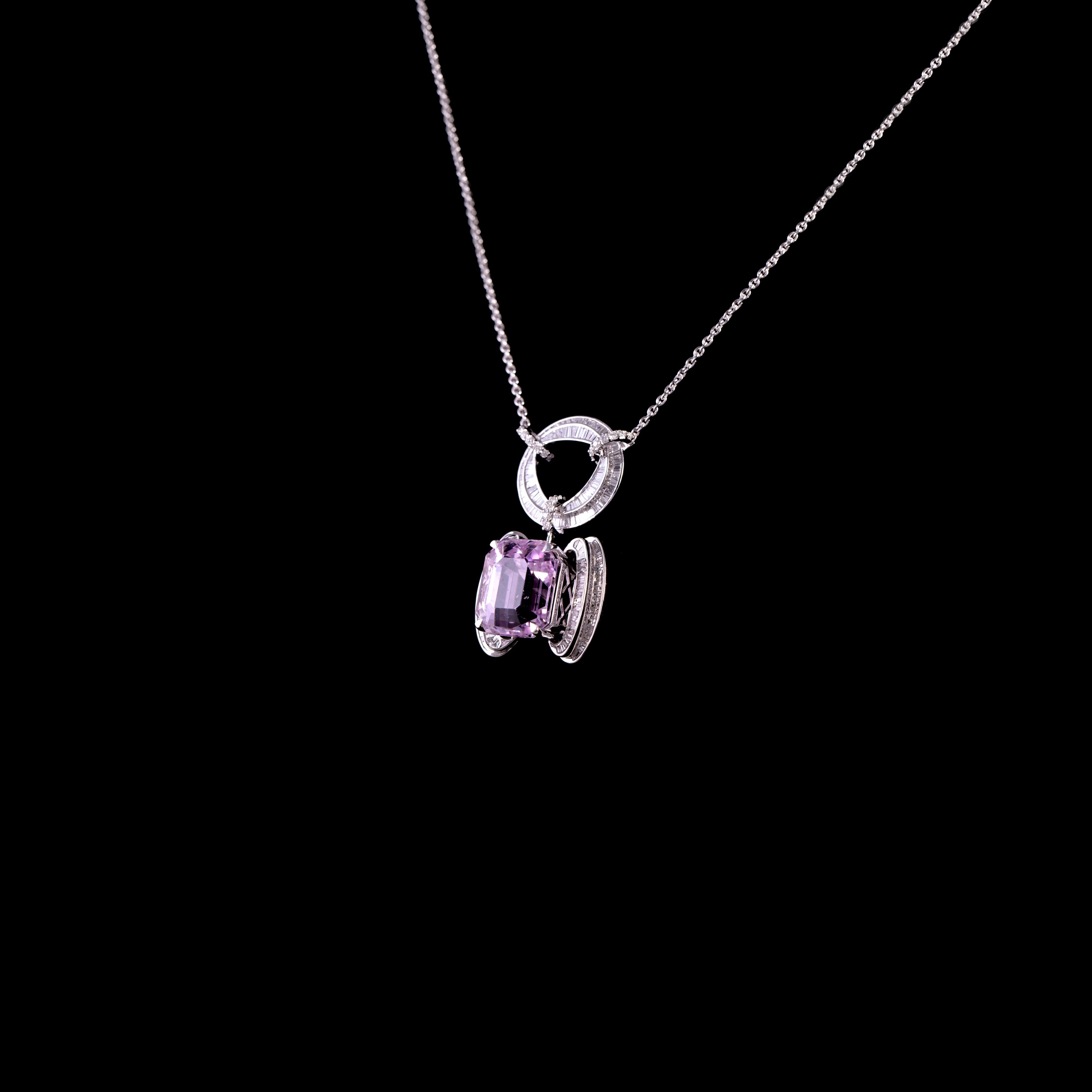 Flamingo Prive Kunzite Pendant