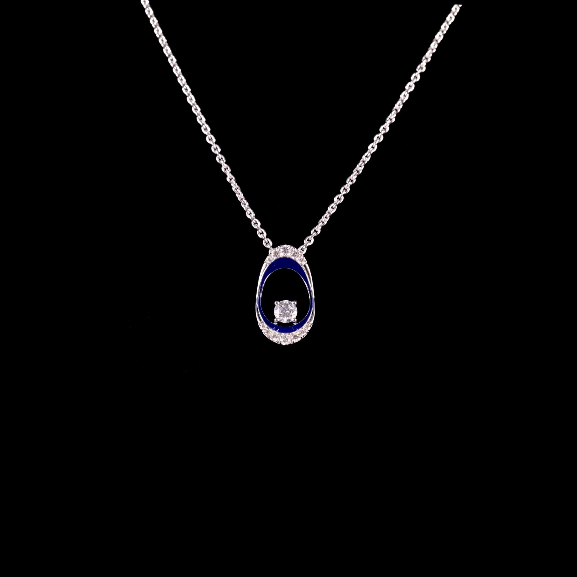 Courtyard Blue Pendant
