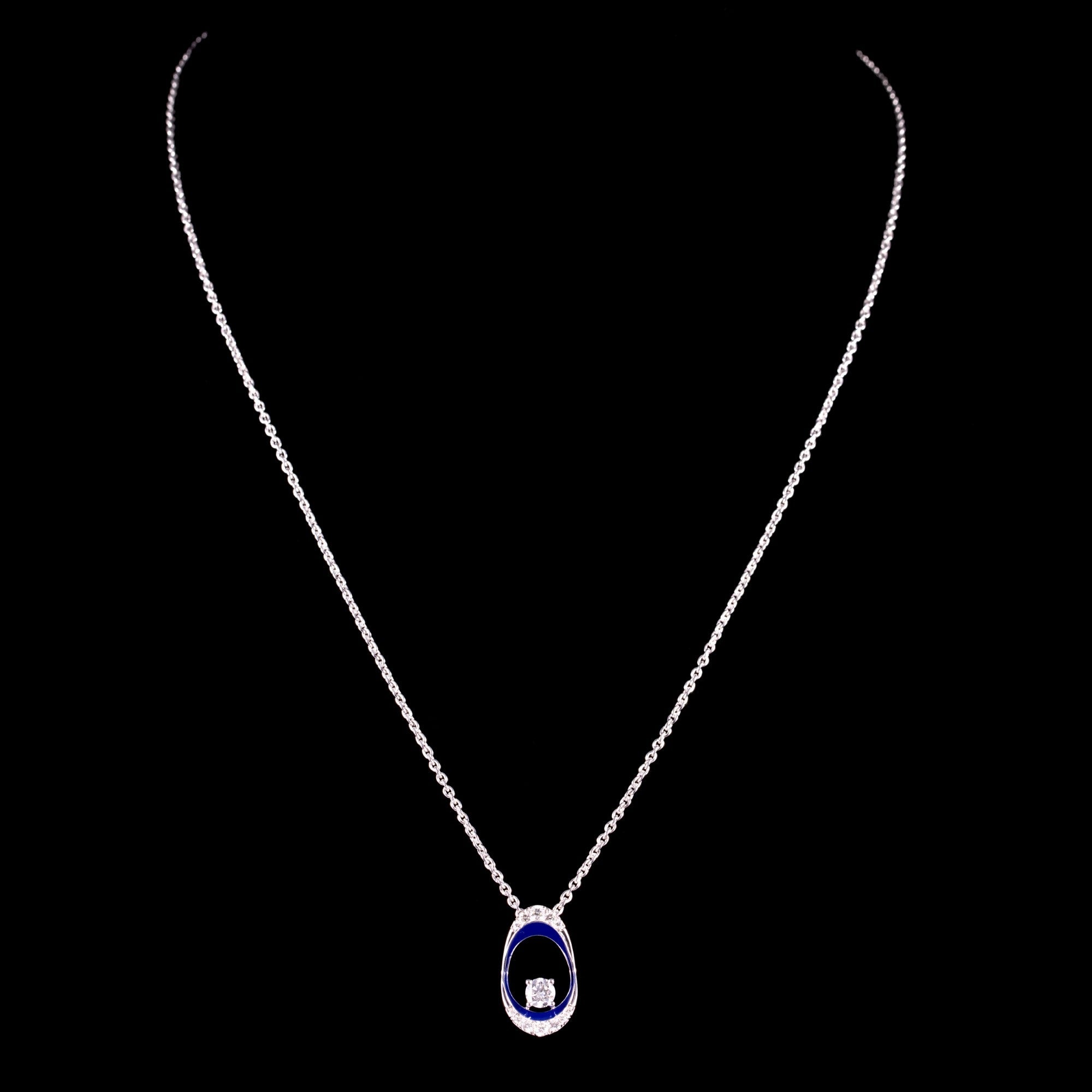 Courtyard Blue Pendant